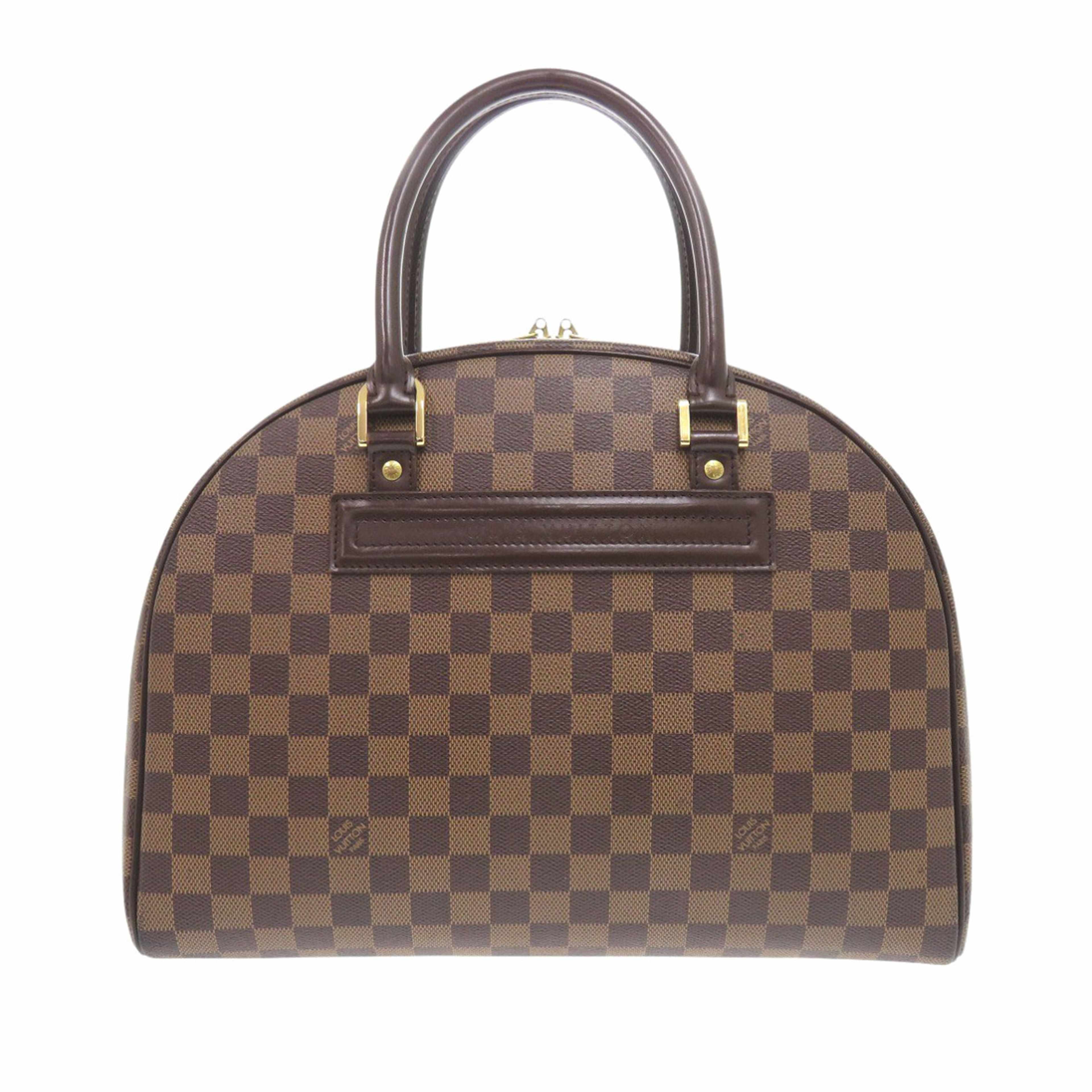 Louis Vuitton Damier Ebene Nolita, från Luxclusif, i färgen brun. Klicka för att öppna bilden i stort format