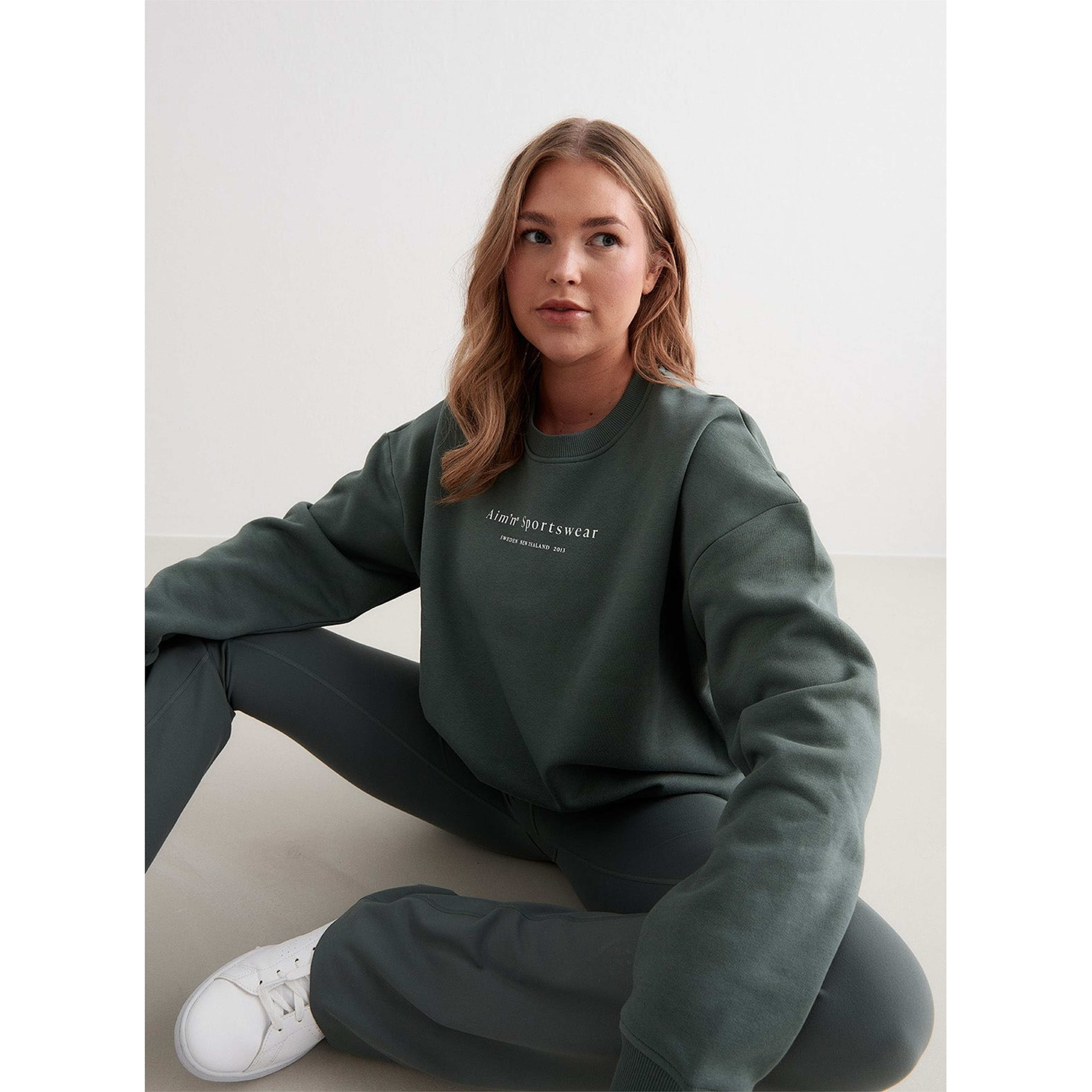 Sage Serif Sweatshirt