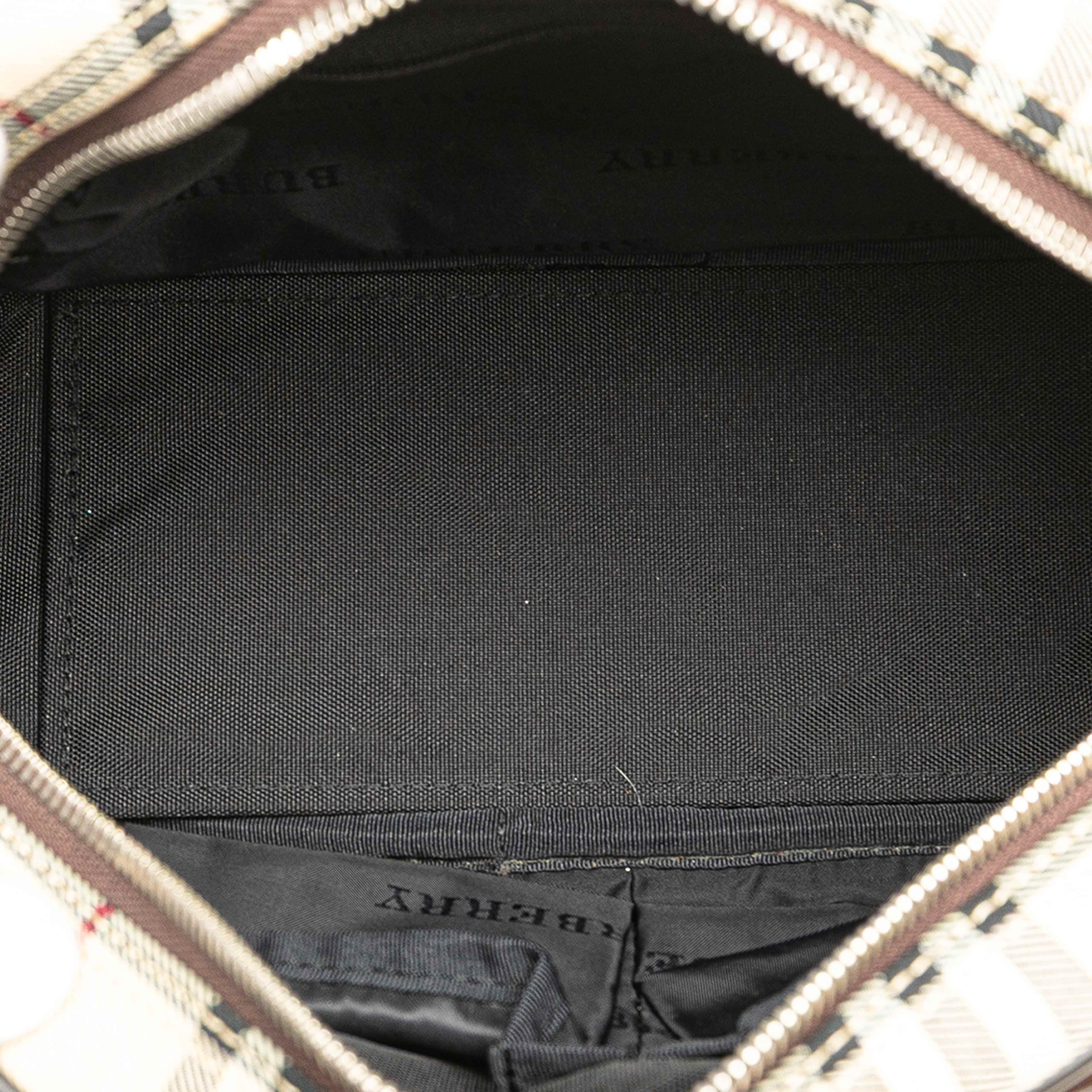 Burberry House Check Canvas Handbag