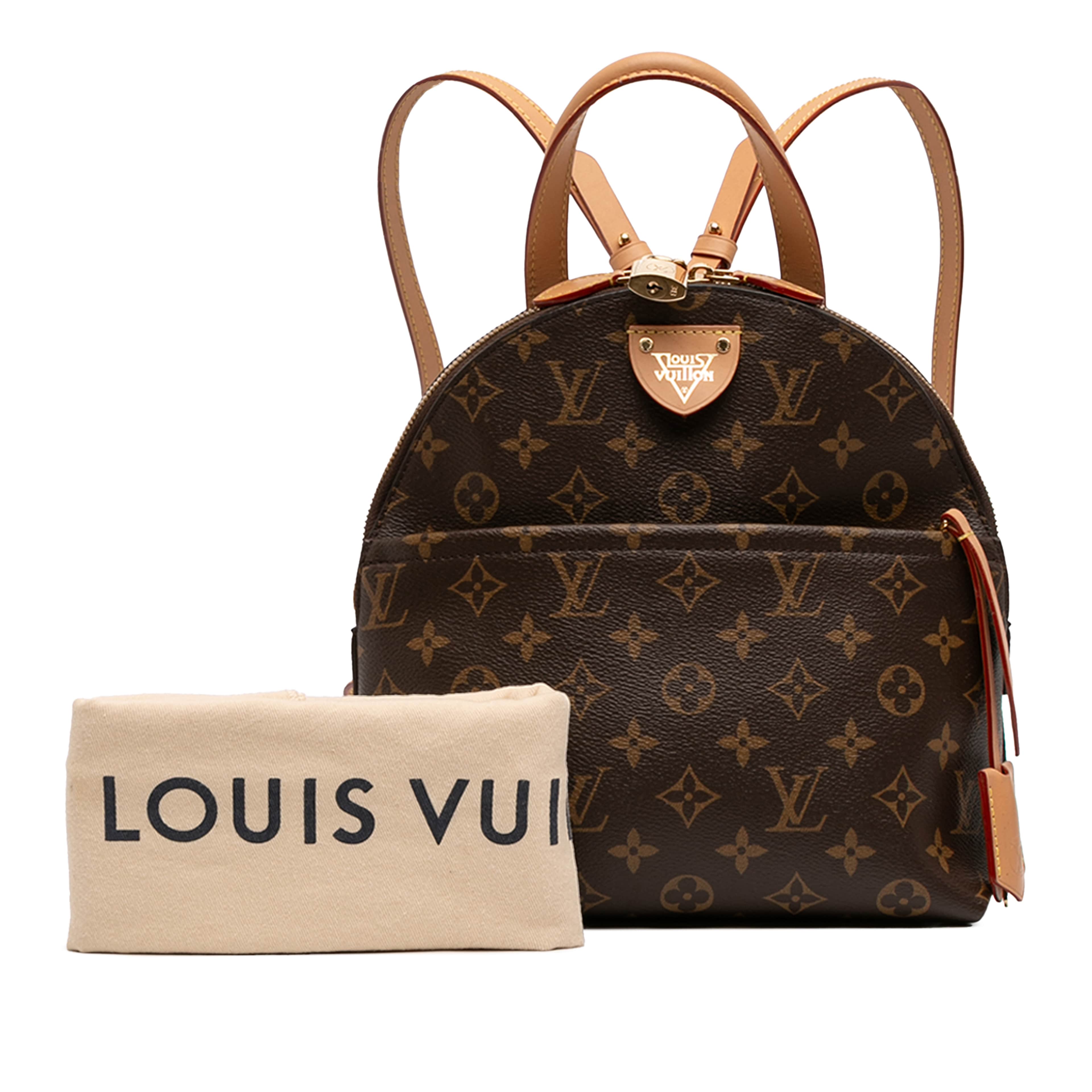 Louis Vuitton Monogram Moon Backpack, från Luxclusif, i färgen brun. Klicka för att öppna bilden i stort format