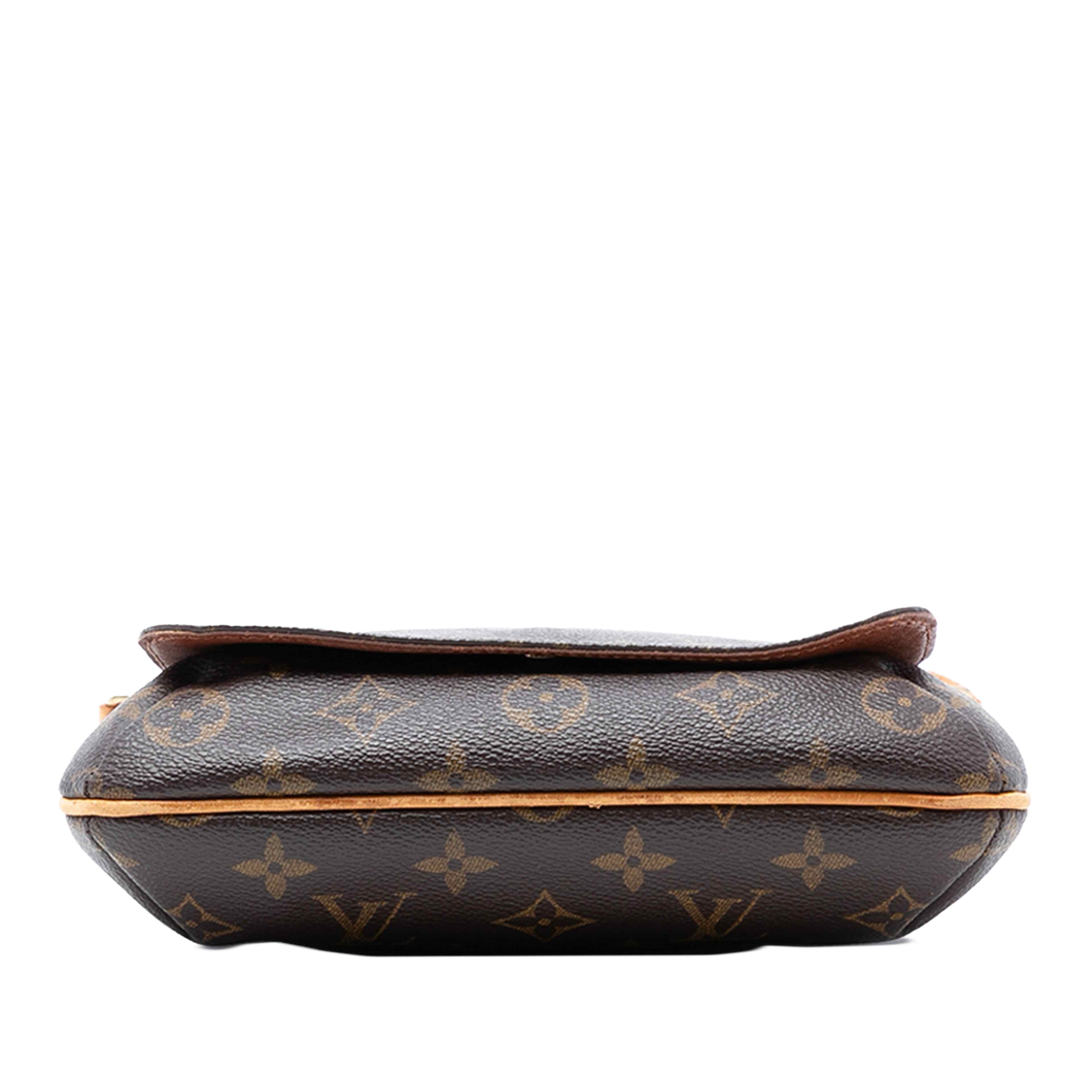 Louis Vuitton Monogram Musette Salsa Pm Short Strap, från Luxclusif, i färgen brown. Klicka för att öppna bilden i stort format