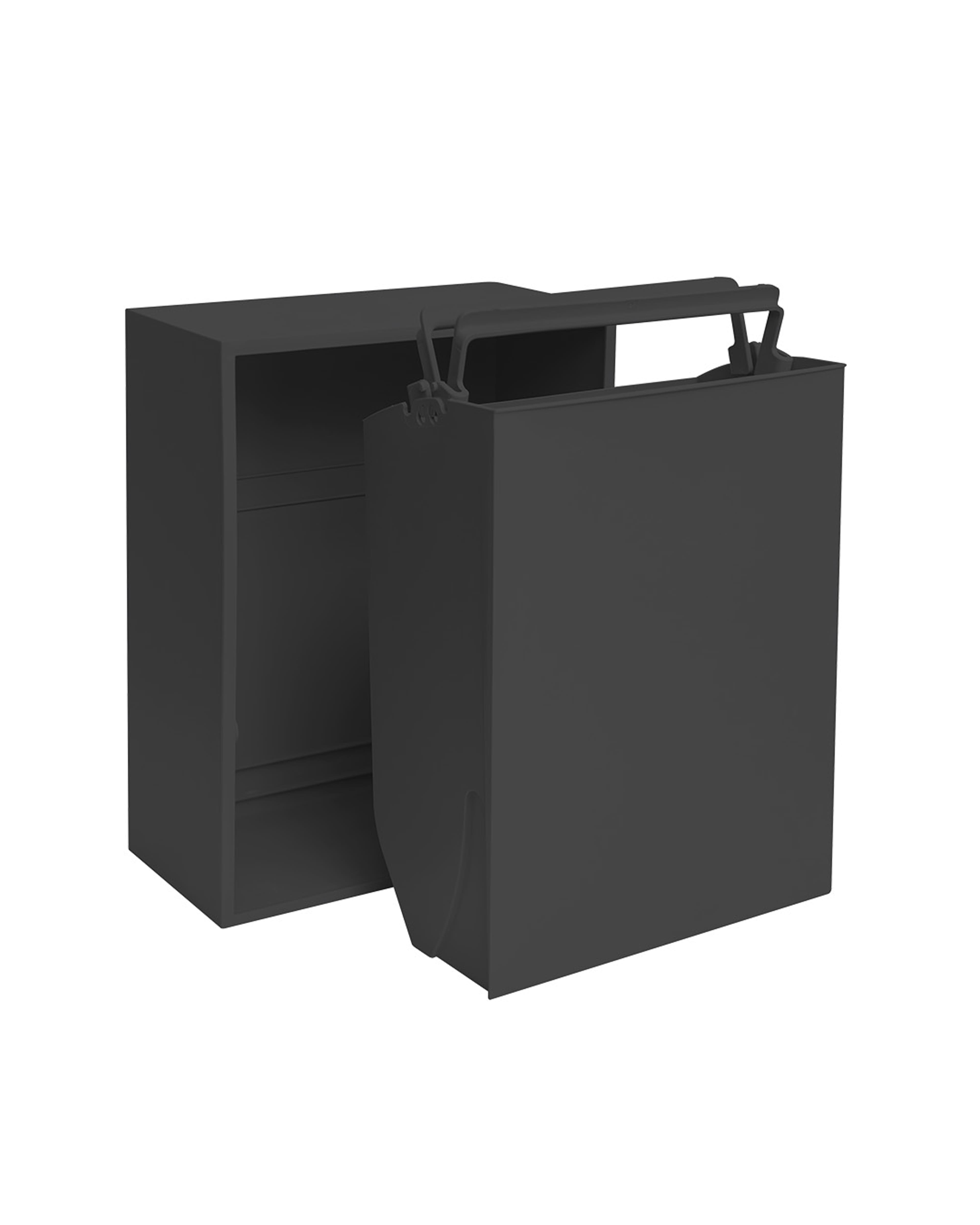 Recycling Box, från ReCollector, i färgen black raven. Klicka för att öppna bilden i stort format