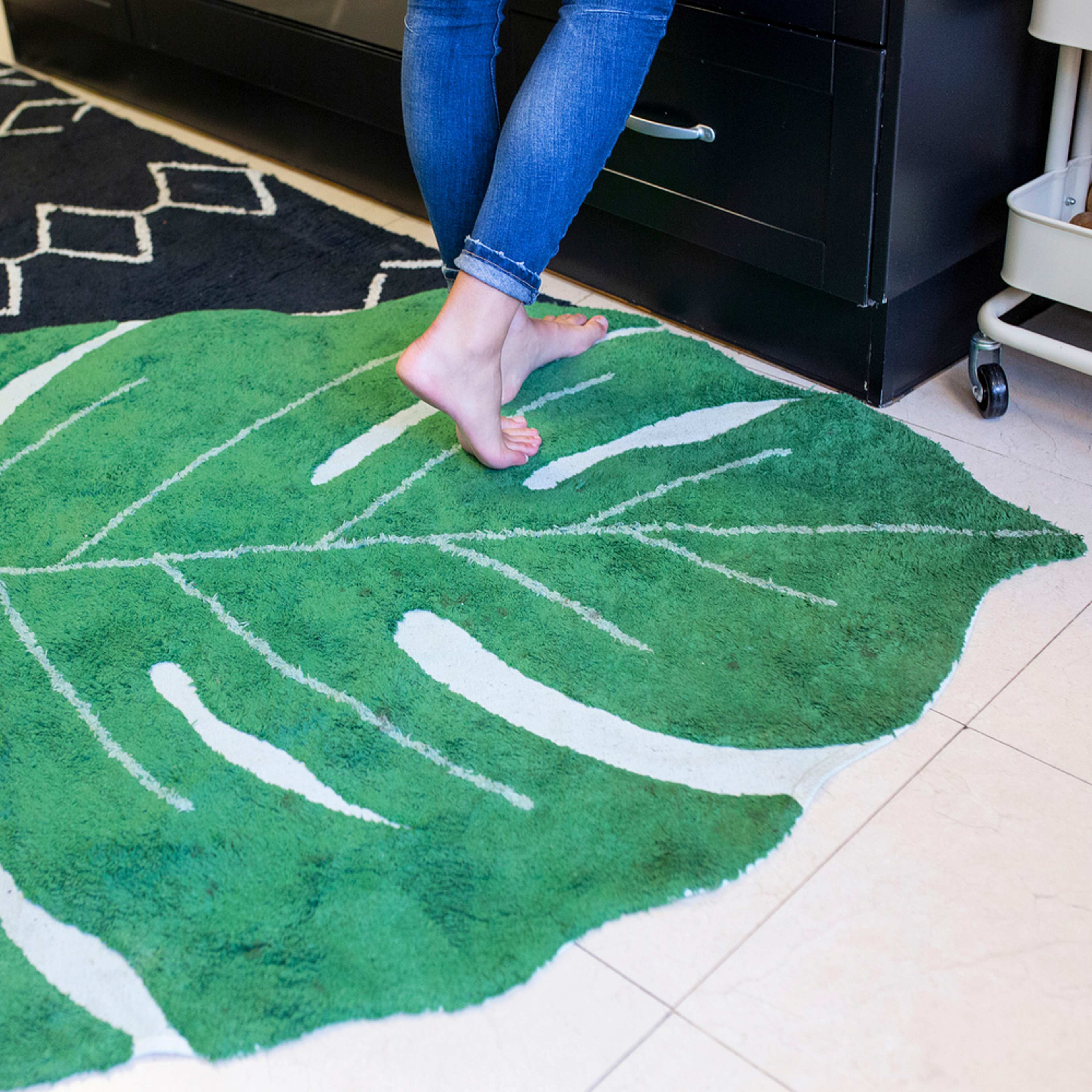 Tvättbar Matta Monstera