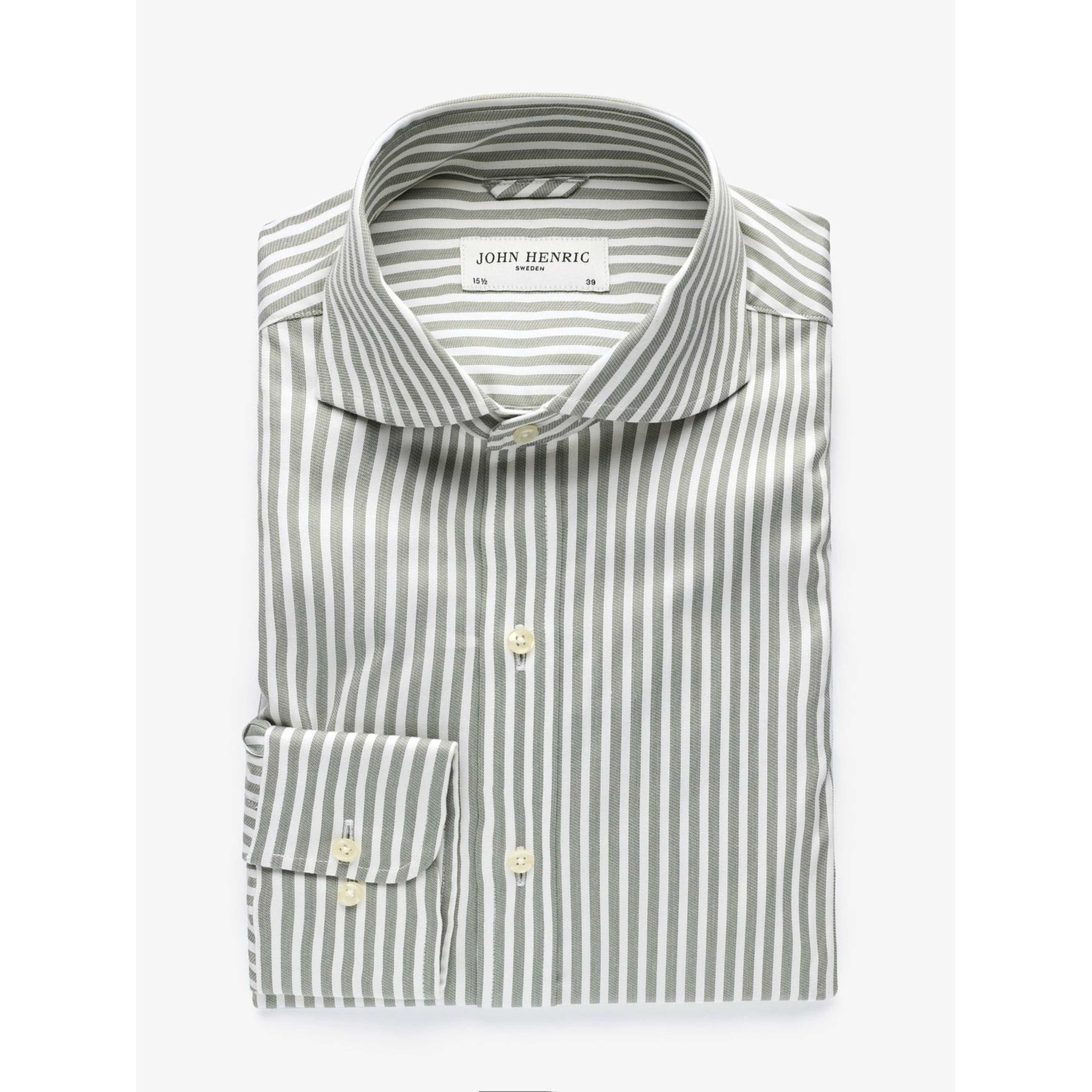 Cotton Striped Stretch Shirt (thanos)