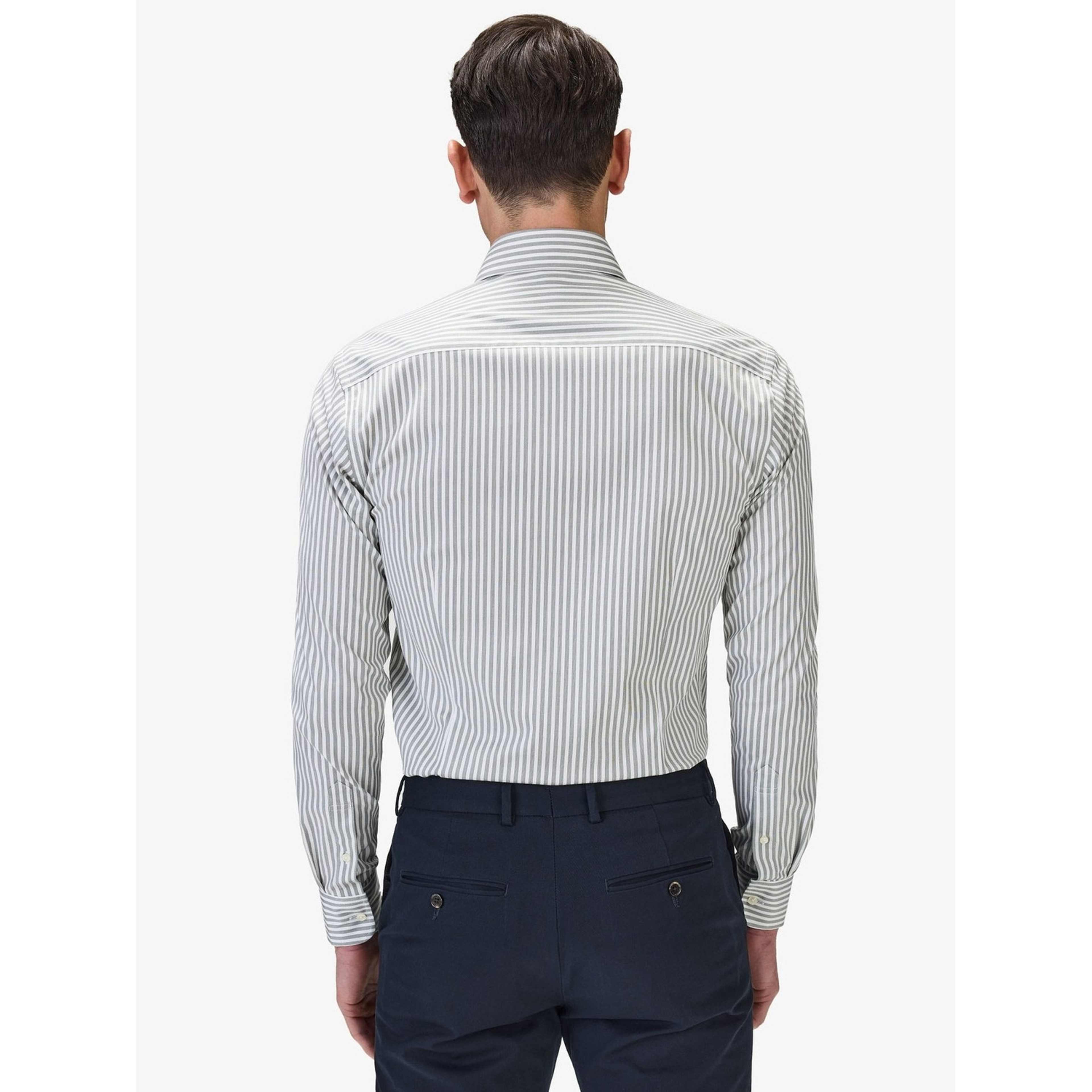 Cotton Striped Stretch Shirt (thanos)