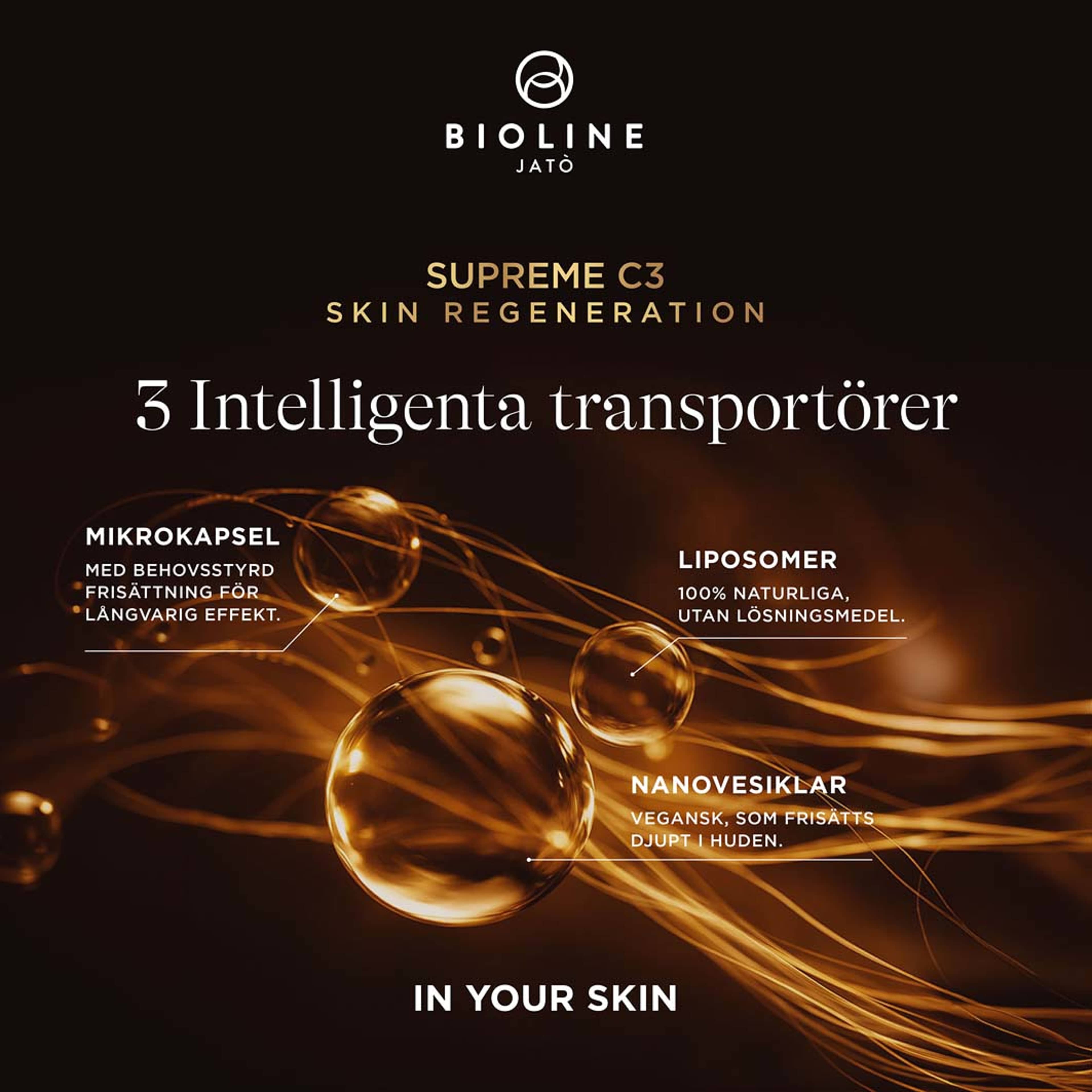 SUPREME C3 RADIANCE & FILLER ULTRA CONCENTRATED FACE SERUM, från Bioline Jatò. Klicka för att öppna bilden i stort format