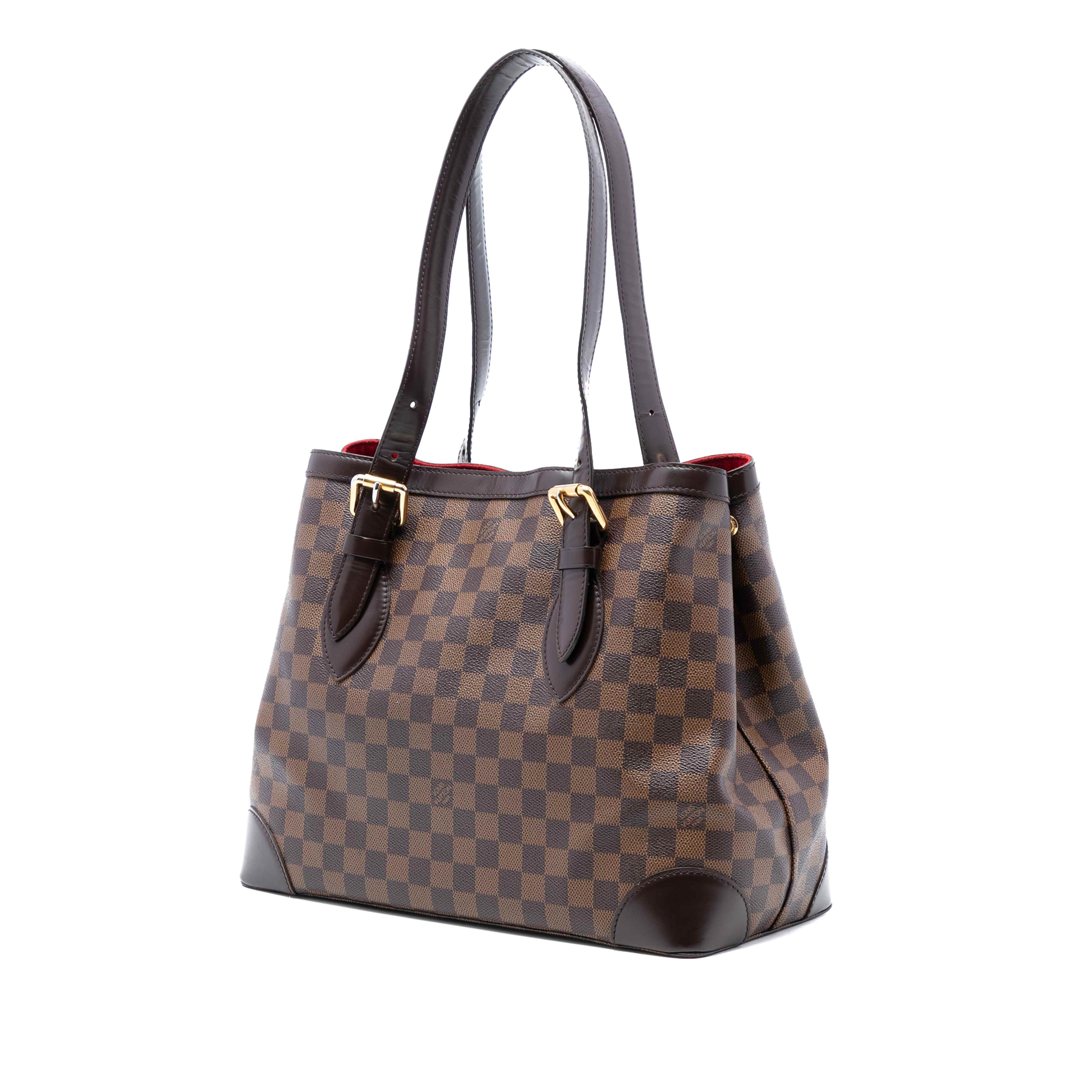 Louis Vuitton Damier Ebene Hampstead Mm, från Luxclusif, i färgen brown. Klicka för att öppna bilden i stort format