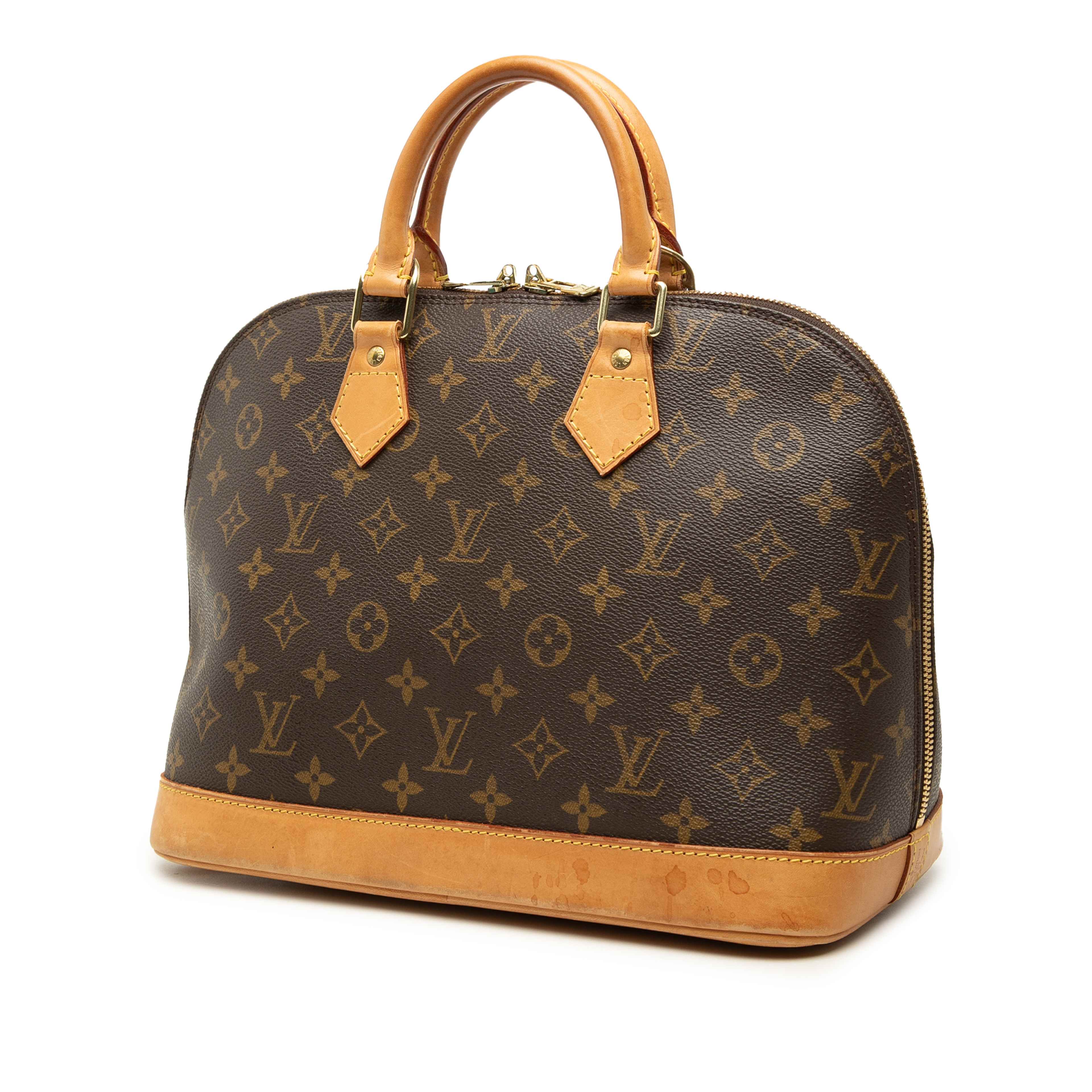 Louis Vuitton Monogram Alma Pm, från Luxclusif, i färgen brun. Klicka för att öppna bilden i stort format