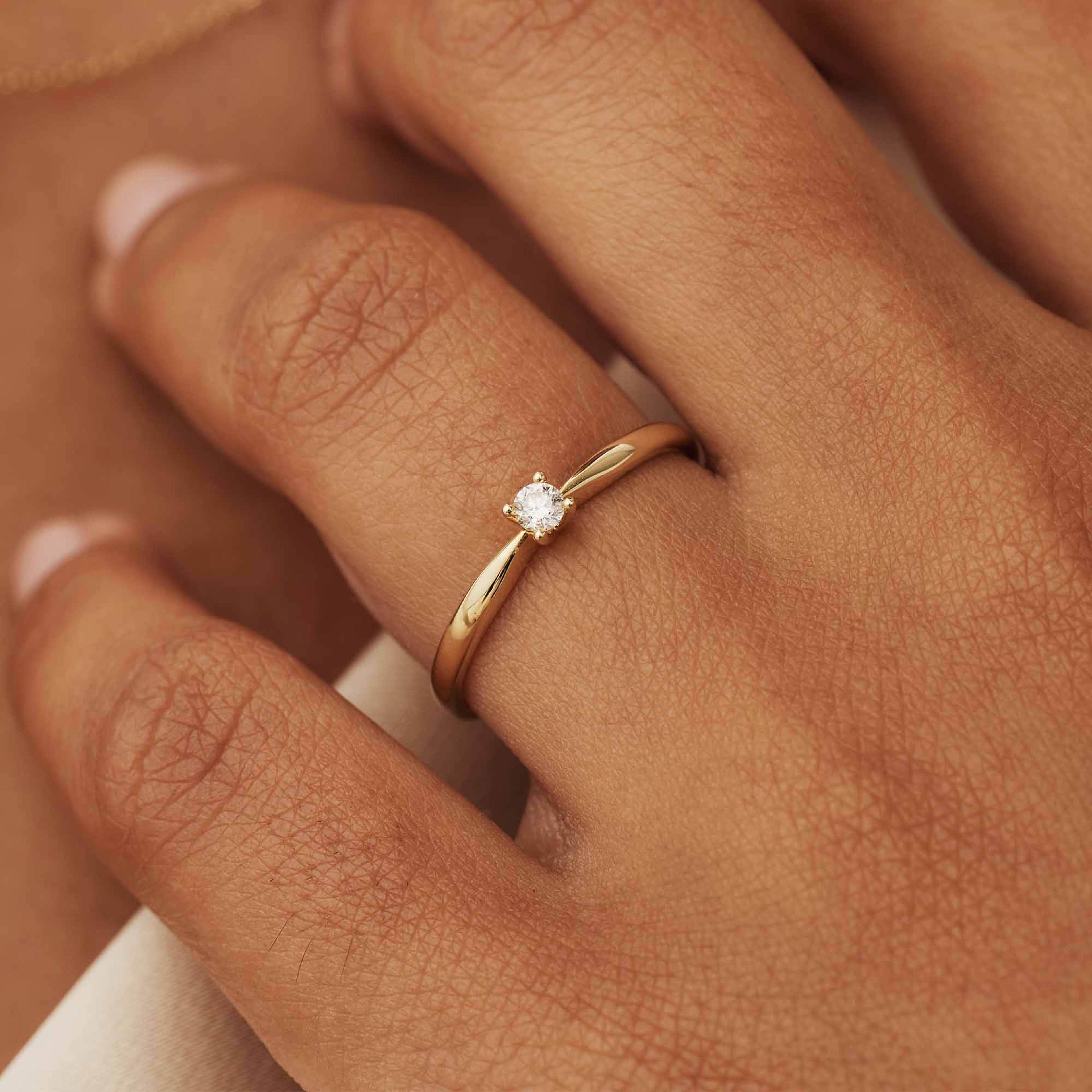 De La Paix 14 Karat Guld Ring