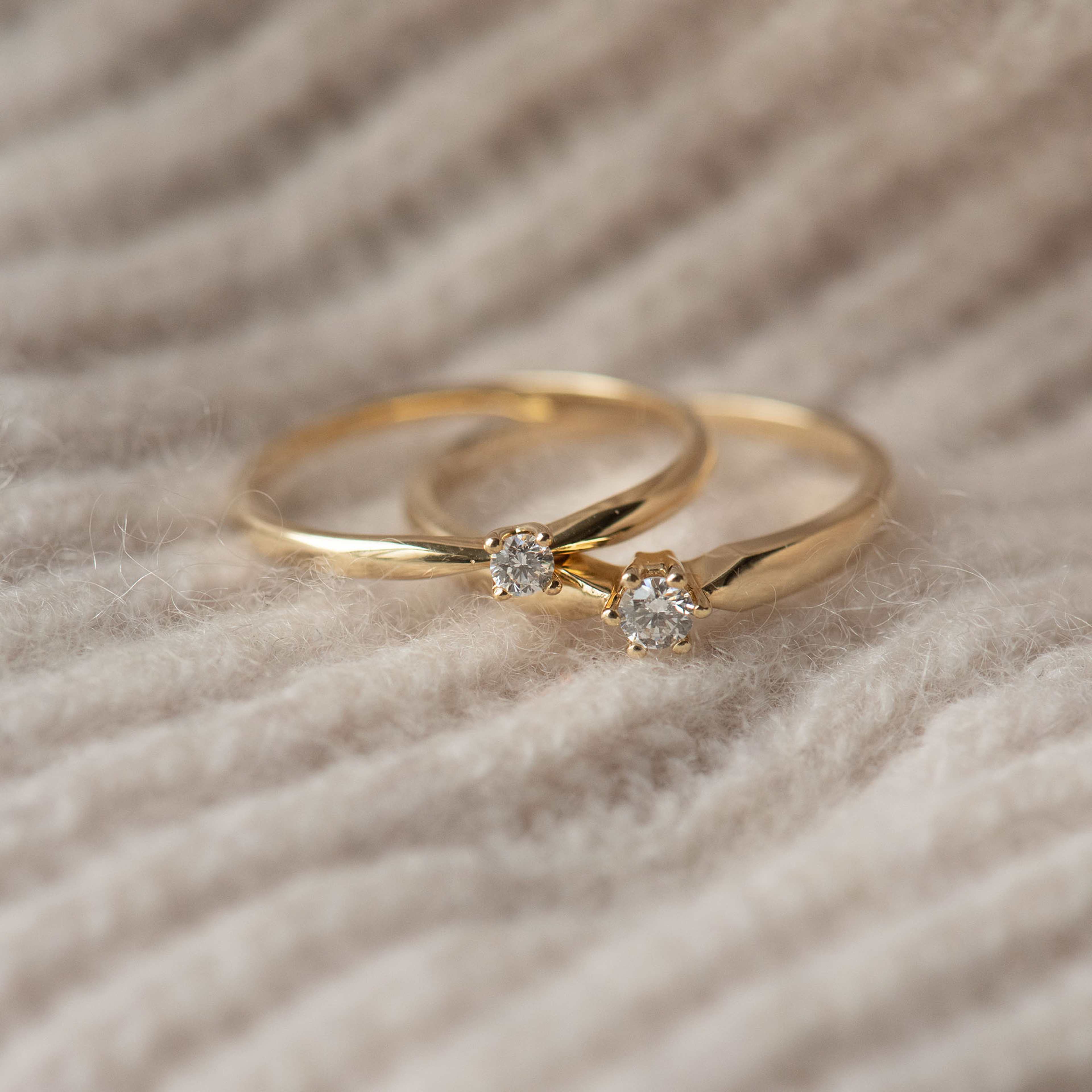 De La Paix 14 Karat Guld Ring