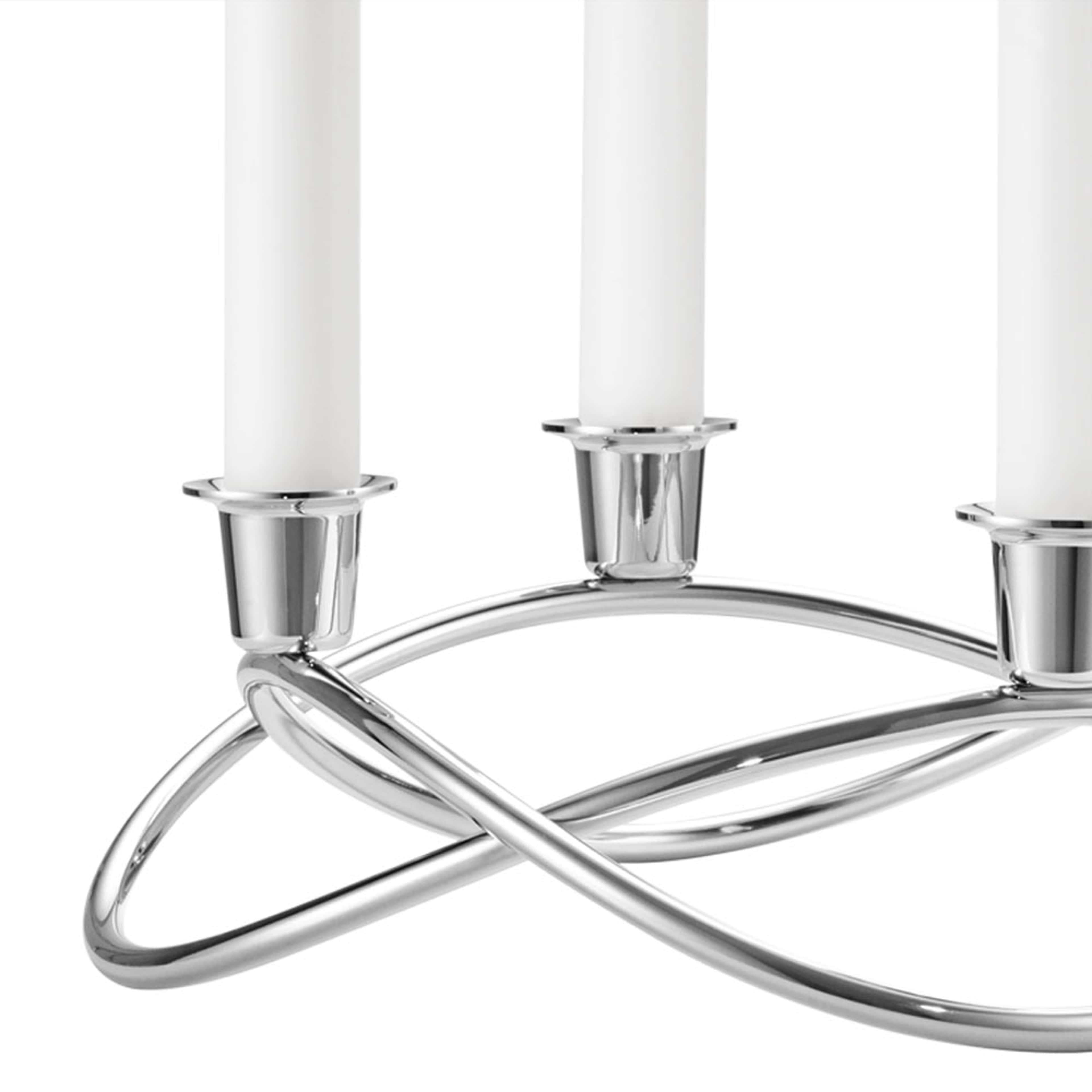 Ljusstake Season 26 cm, Silver, från Georg Jensen. Klicka för att öppna bilden i stort format