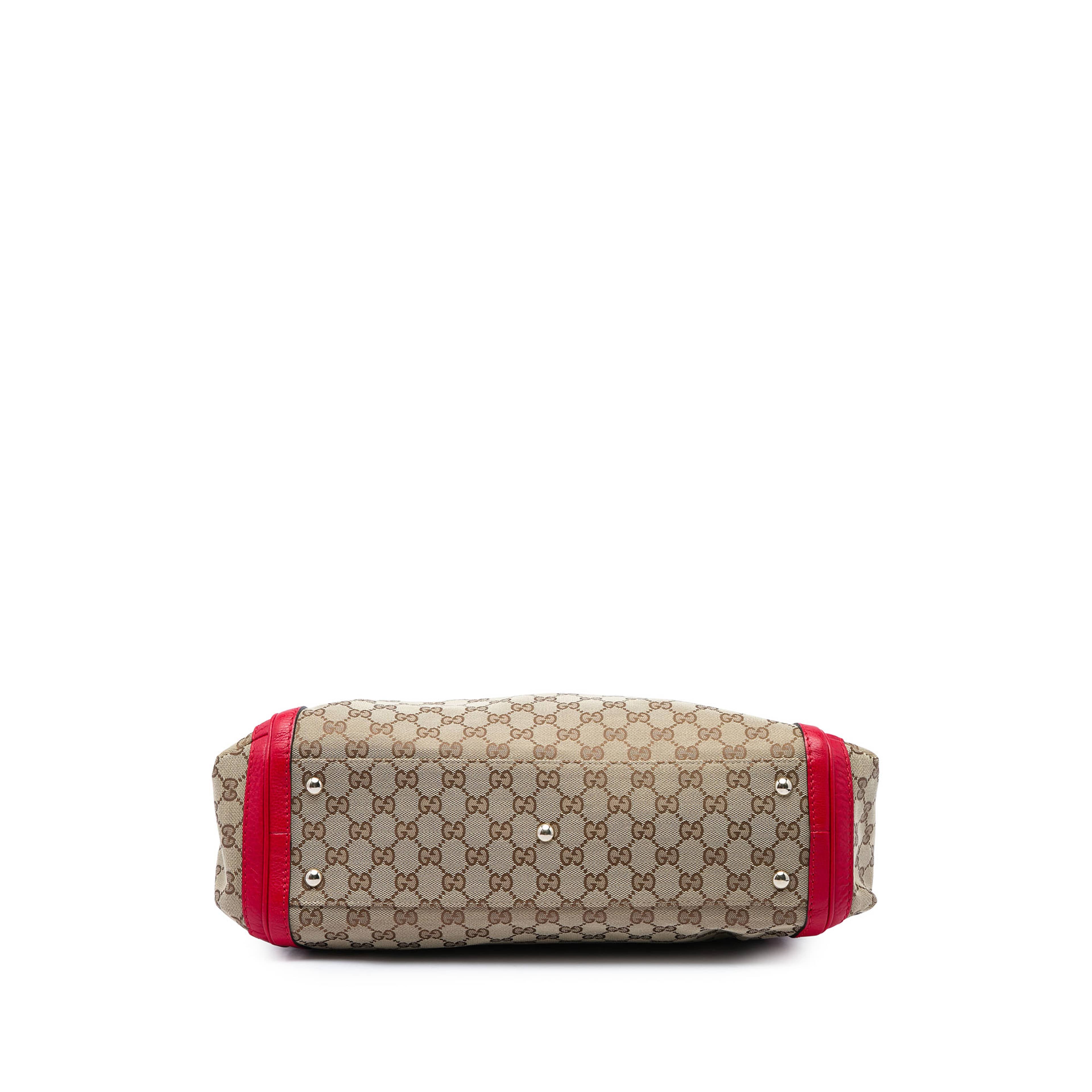 Gucci Gg Canvas Bella Convertible Tote, från Luxclusif, i färgen beige. Klicka för att öppna bilden i stort format