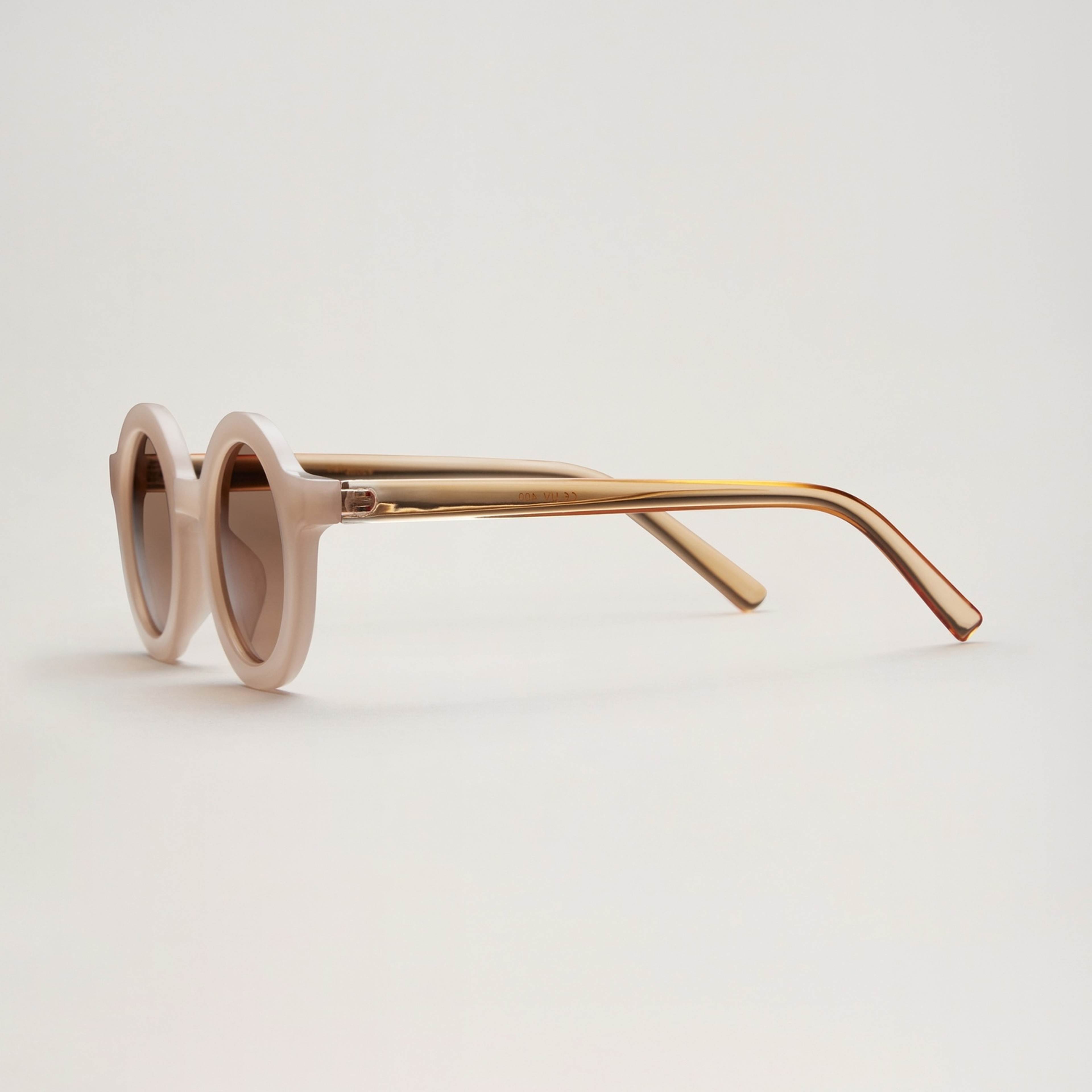 Babymocs Solglasögon Signature Round - Barn, från BabyMocs, i färgen pink. Klicka för att öppna bilden i stort format