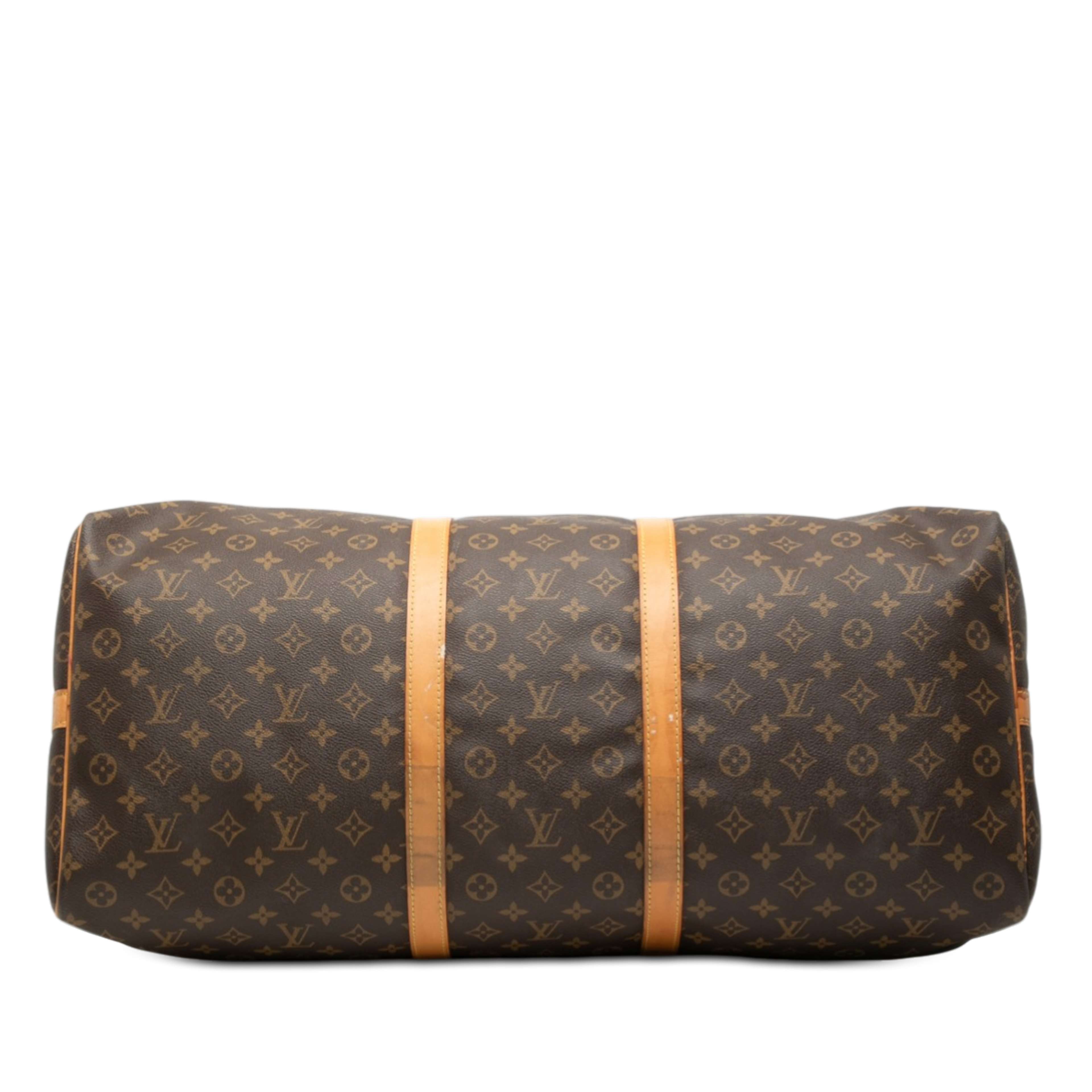 Louis Vuitton Monogram Keepall Bandouliere 60, från Luxclusif, i färgen brun. Klicka för att öppna bilden i stort format