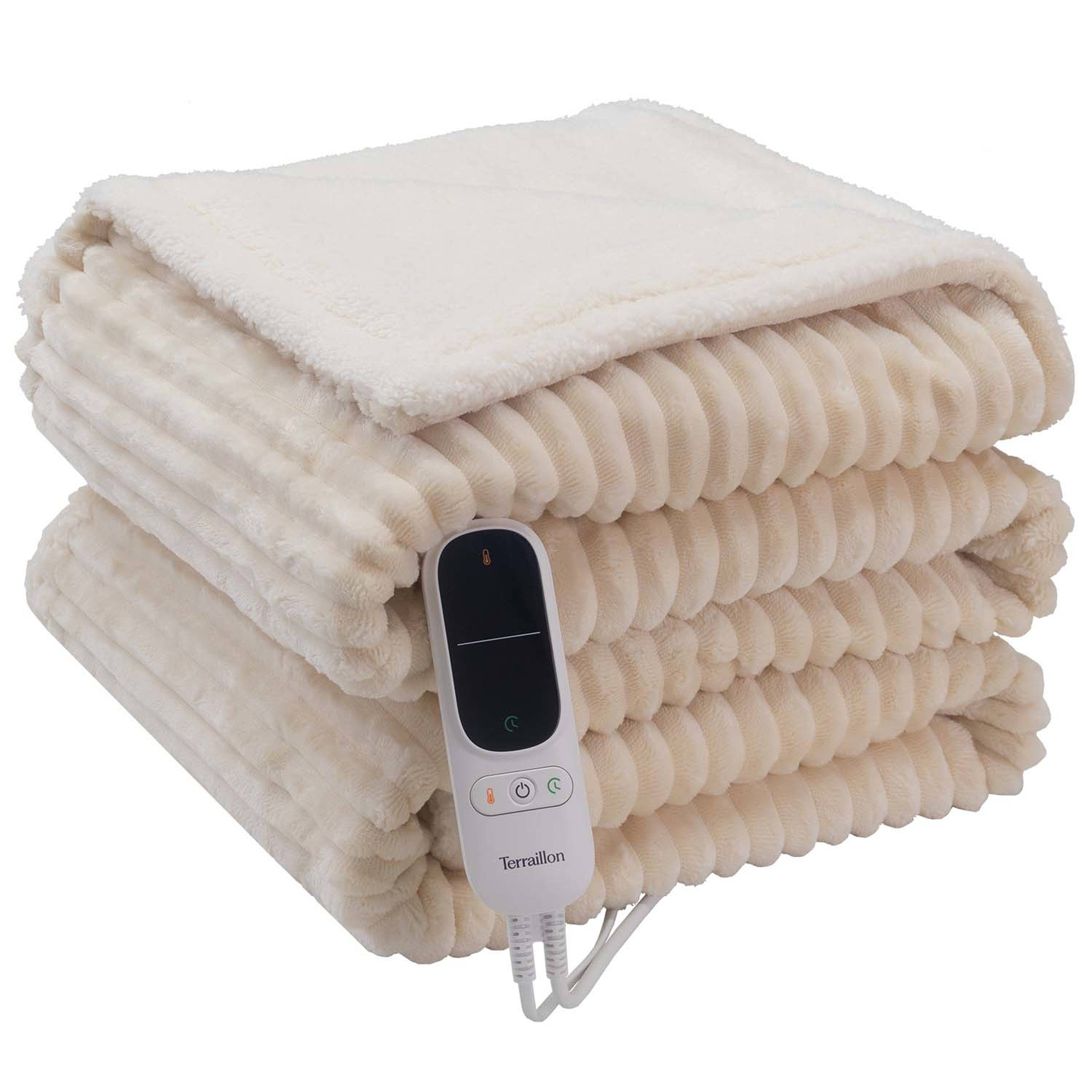 Värmefilt Koomy 180x130cm 140w Cream, från Terraillon, i färgen cream. Klicka för att öppna bilden i stort format