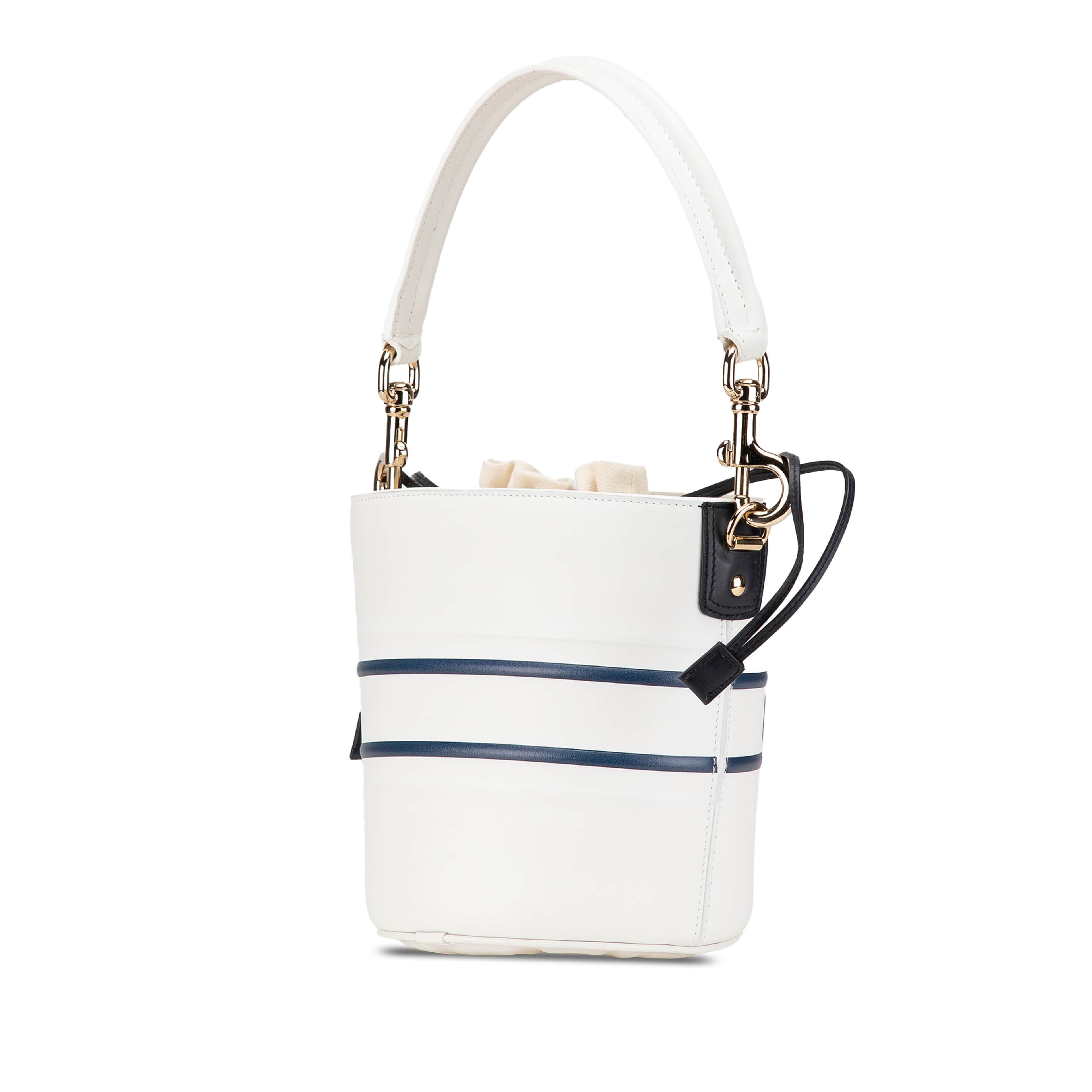 Dior Small Leather Vibe Drawstring Bucket