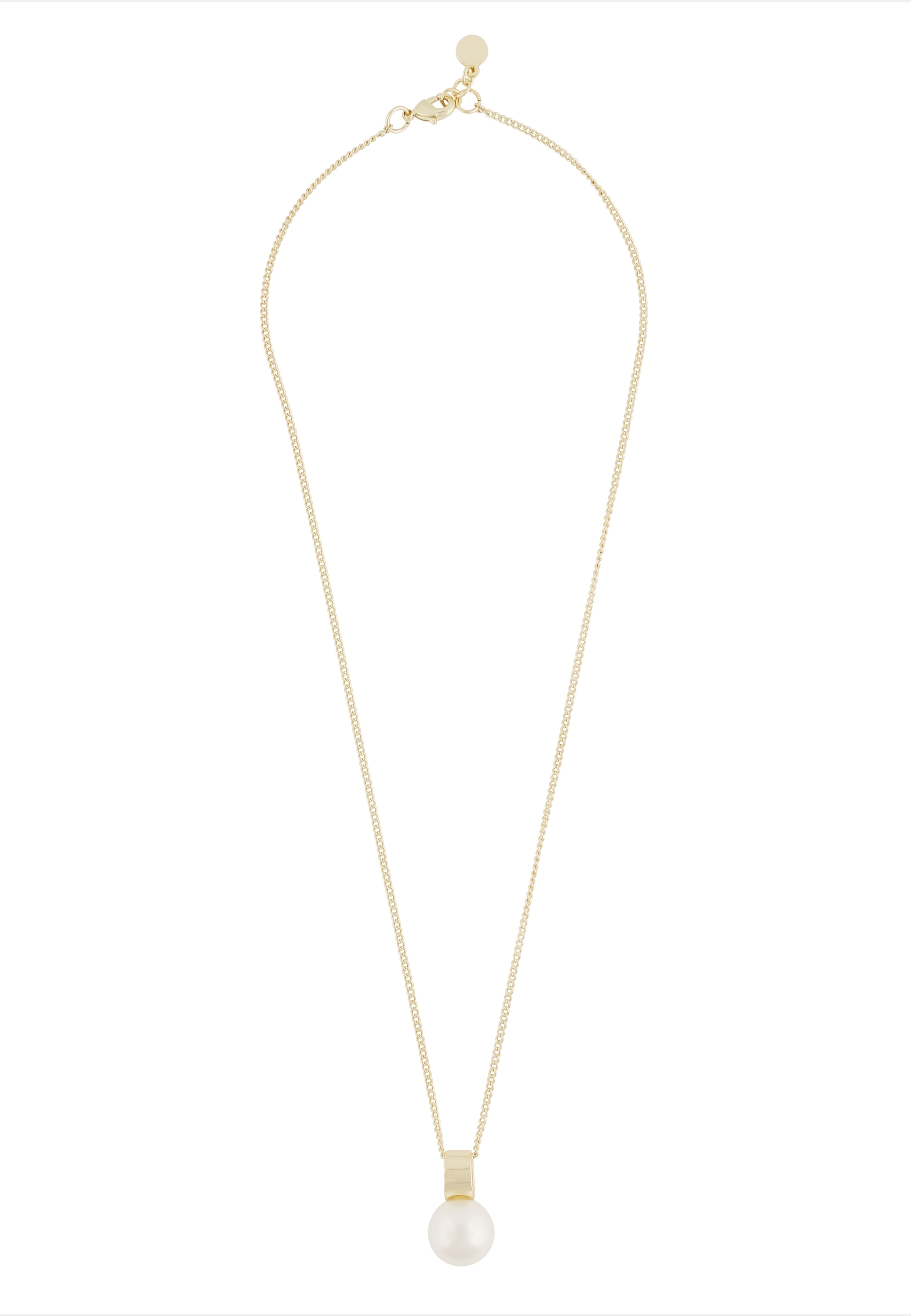 Adriana Pendant Necklace, från SNÖ of Sweden, i färgen g/white. Klicka för att öppna bilden i stort format