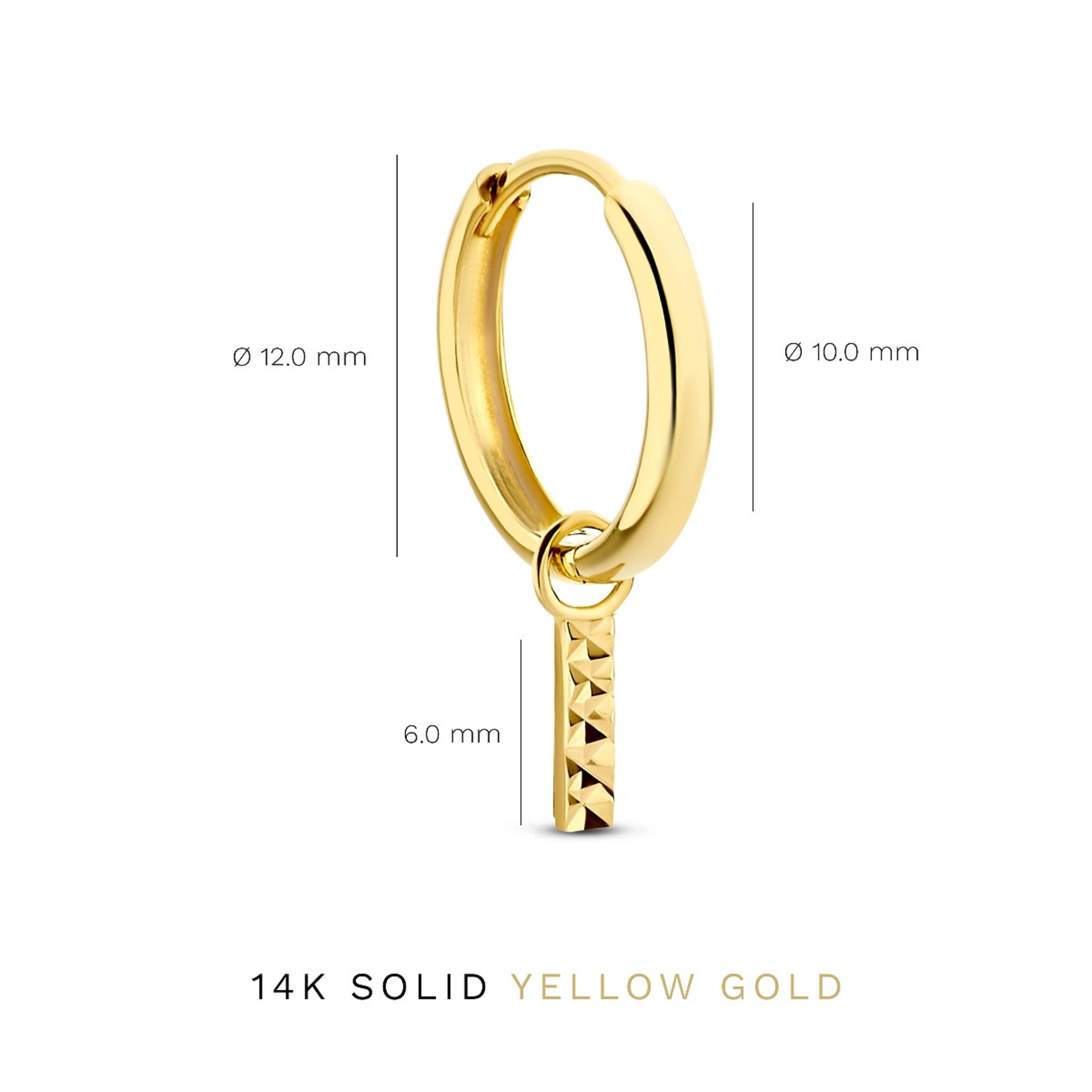 Rivoli 14 Karat Guld Creoler