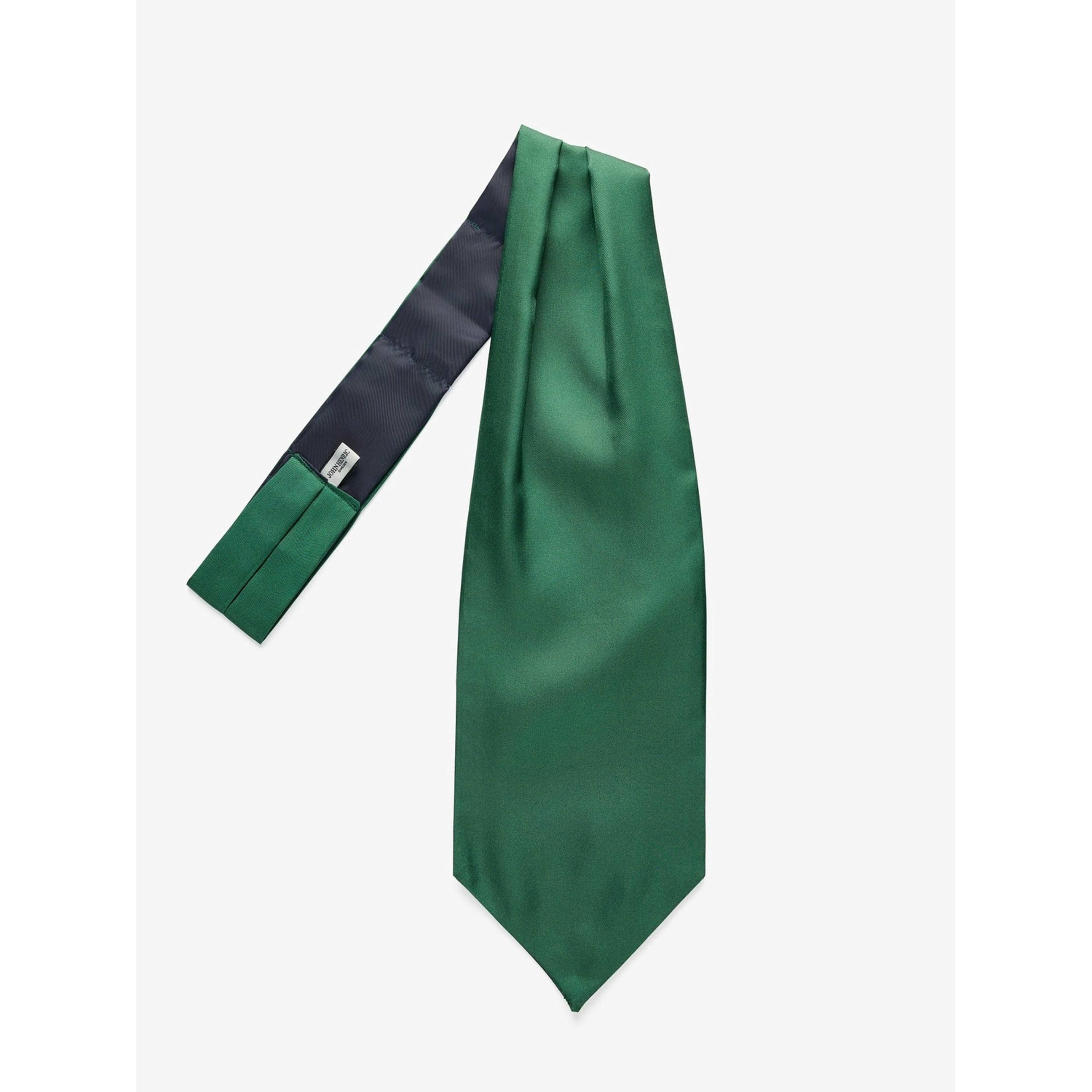 Silk Single Pointed Ascot Plain