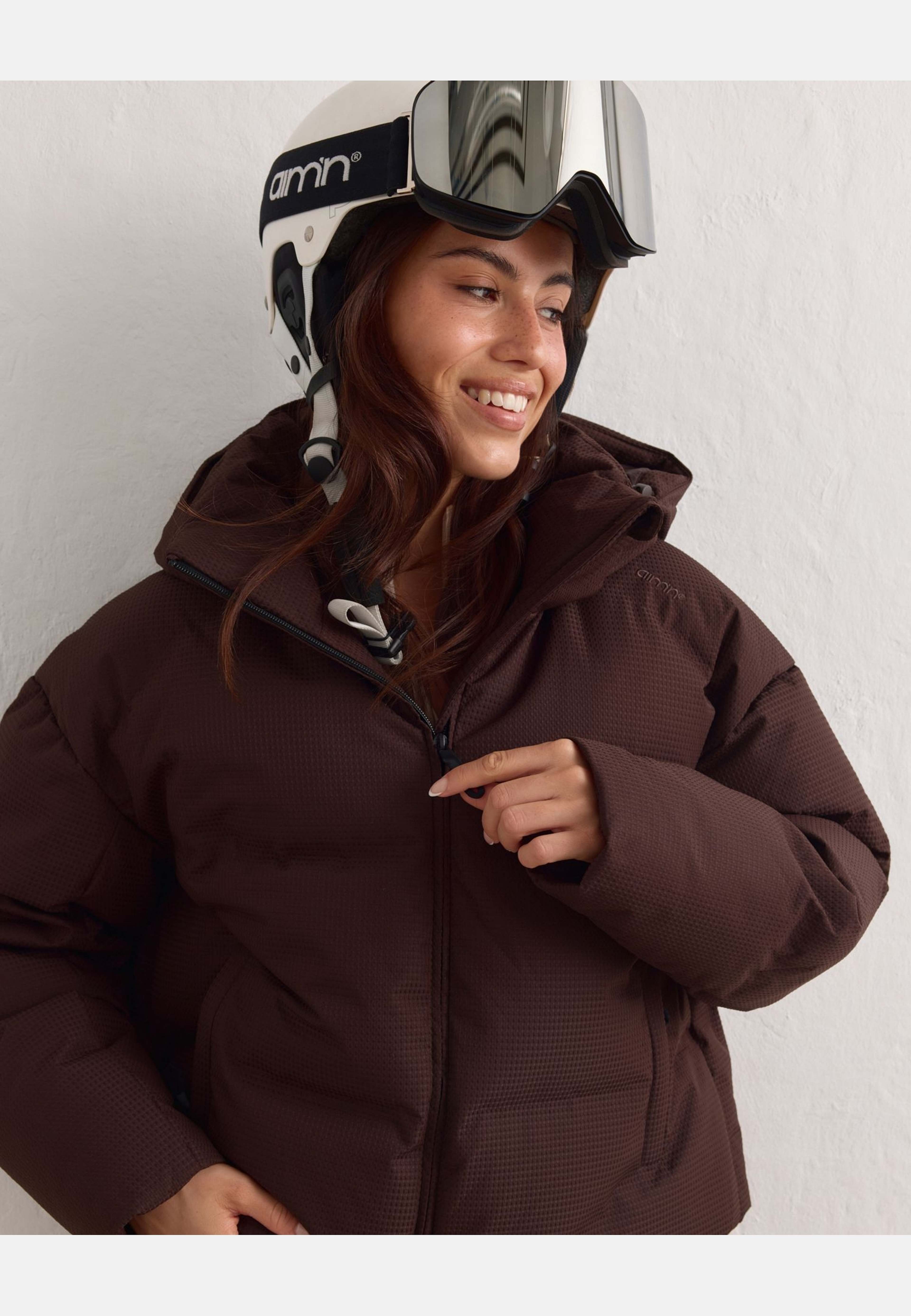 Cortina Puffer Jacket, från aim'n, i färgen chocolate. Klicka för att öppna bilden i stort format