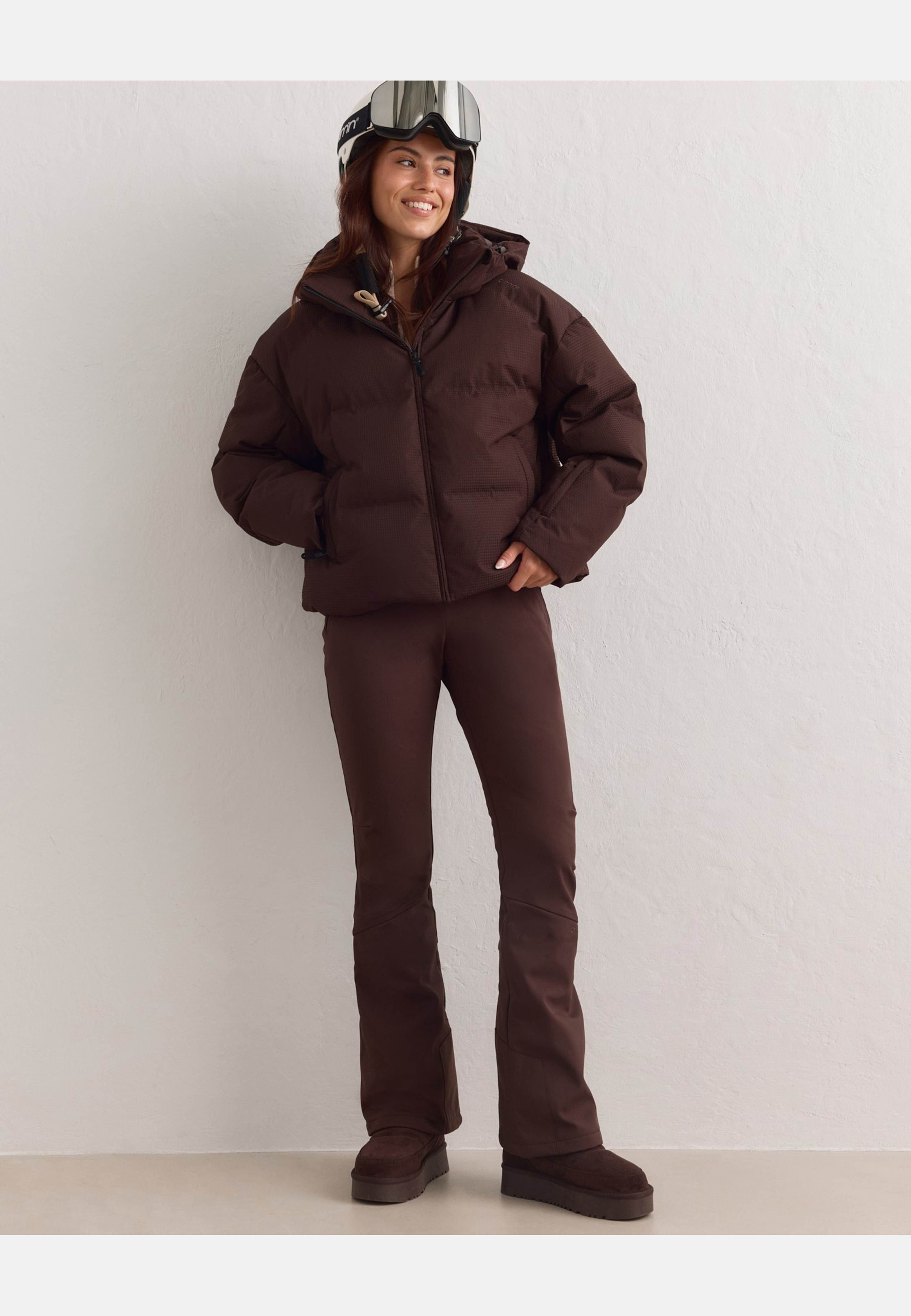 Cortina Puffer Jacket, från aim'n, i färgen chocolate. Klicka för att öppna bilden i stort format