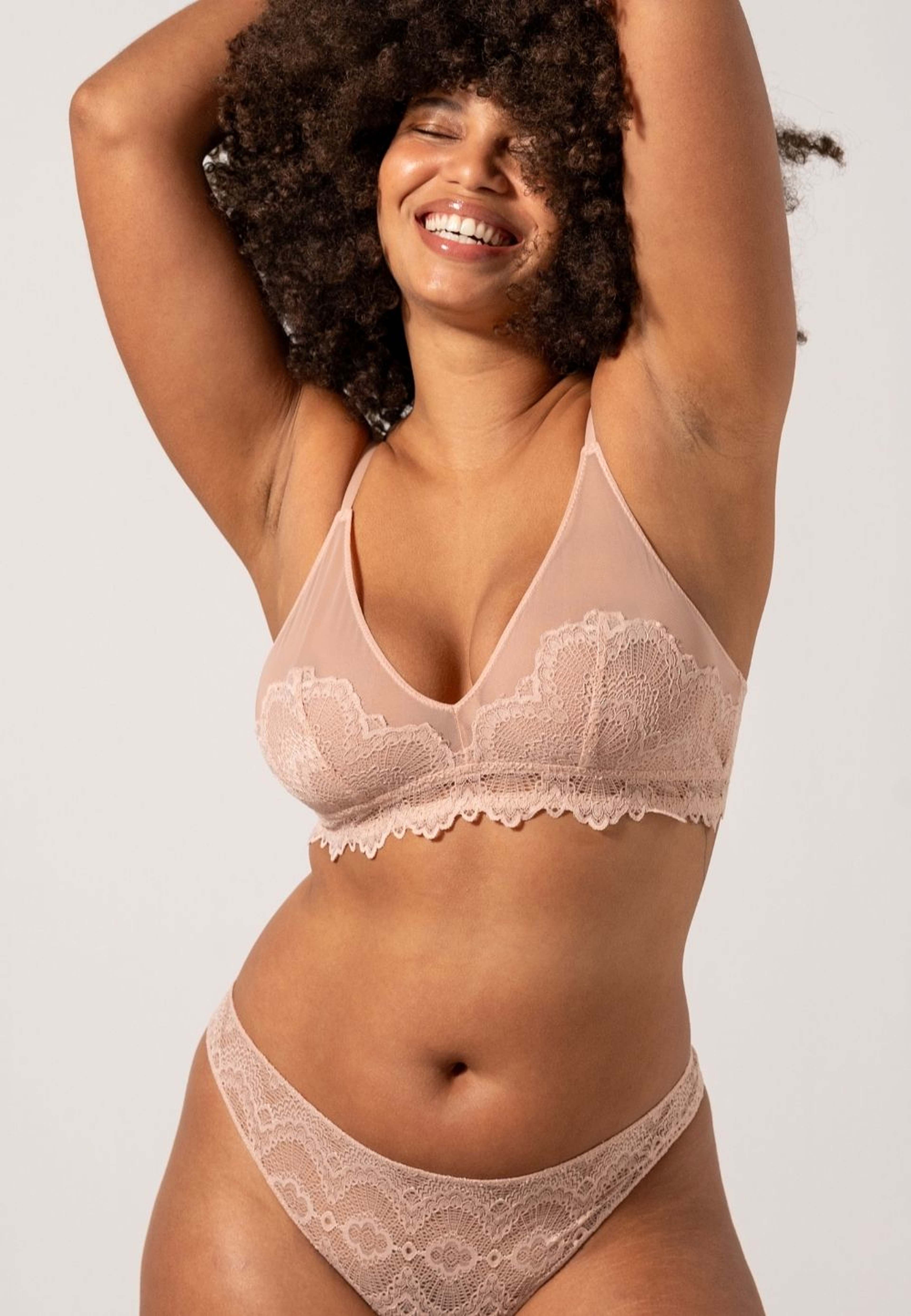 Lace Mesh Triangle Bralette