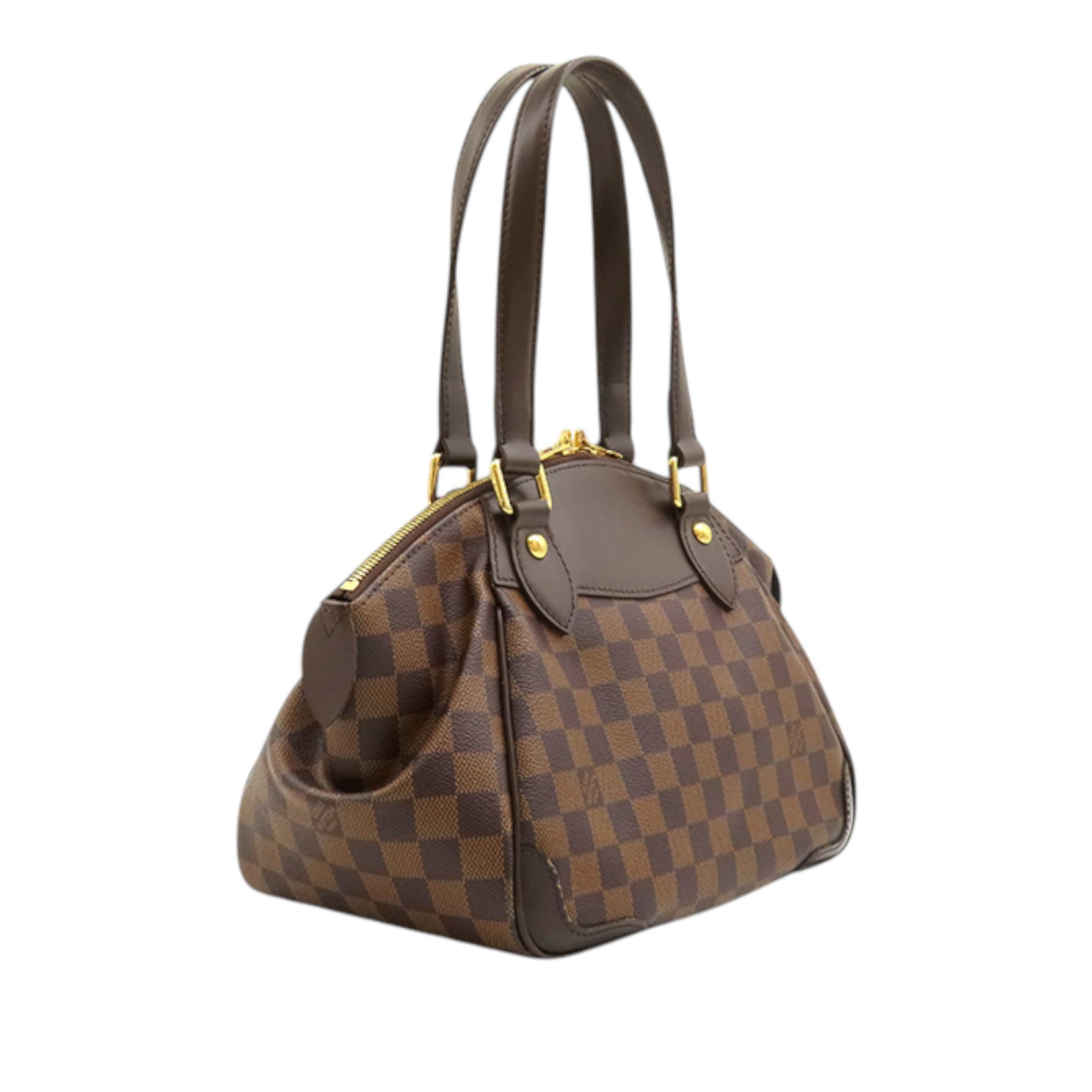 Louis Vuitton Damier Ebene Verona Pm, från Luxclusif, i färgen brun. Klicka för att öppna bilden i stort format