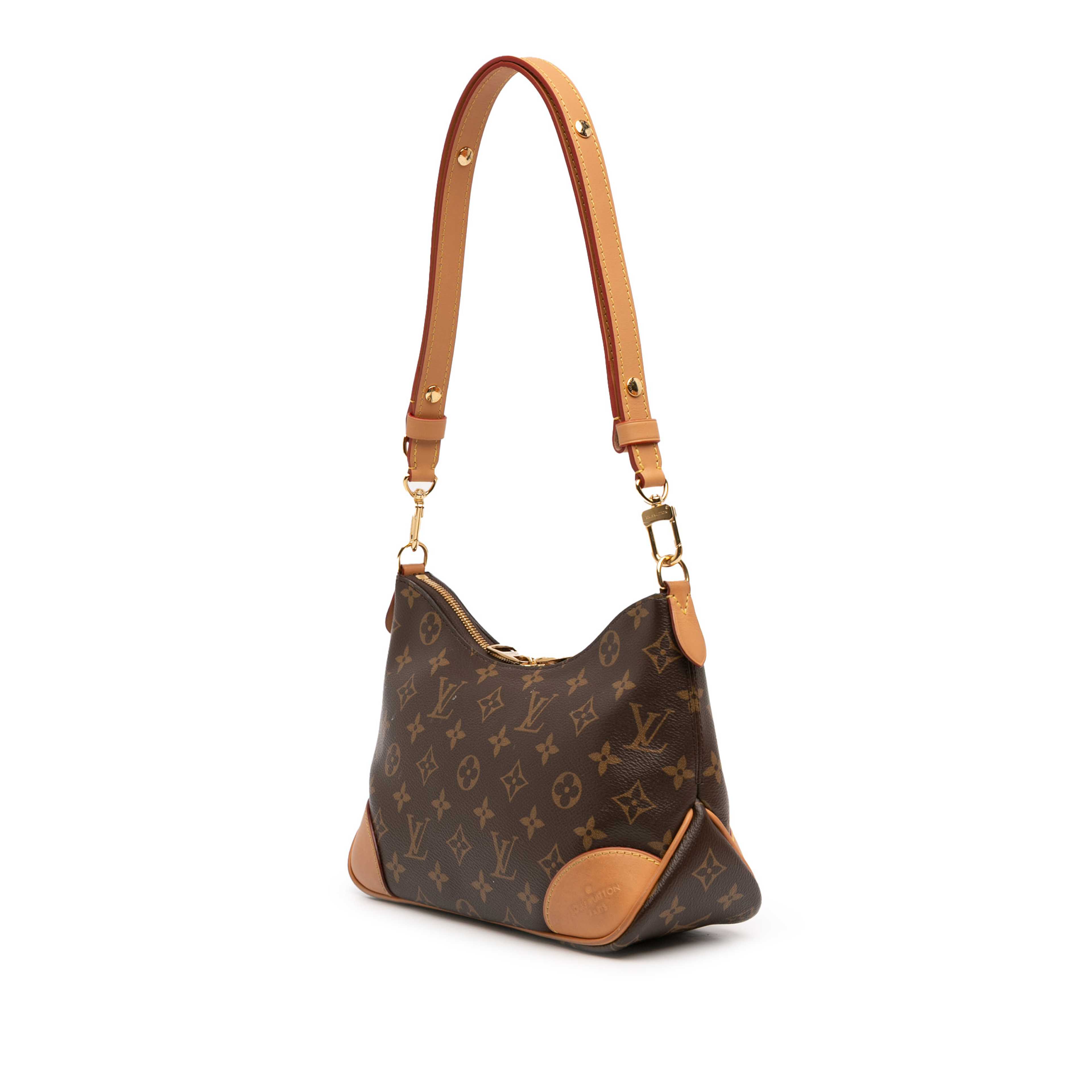 Louis Vuitton Monogram Boulogne, från Luxclusif, i färgen brown. Klicka för att öppna bilden i stort format