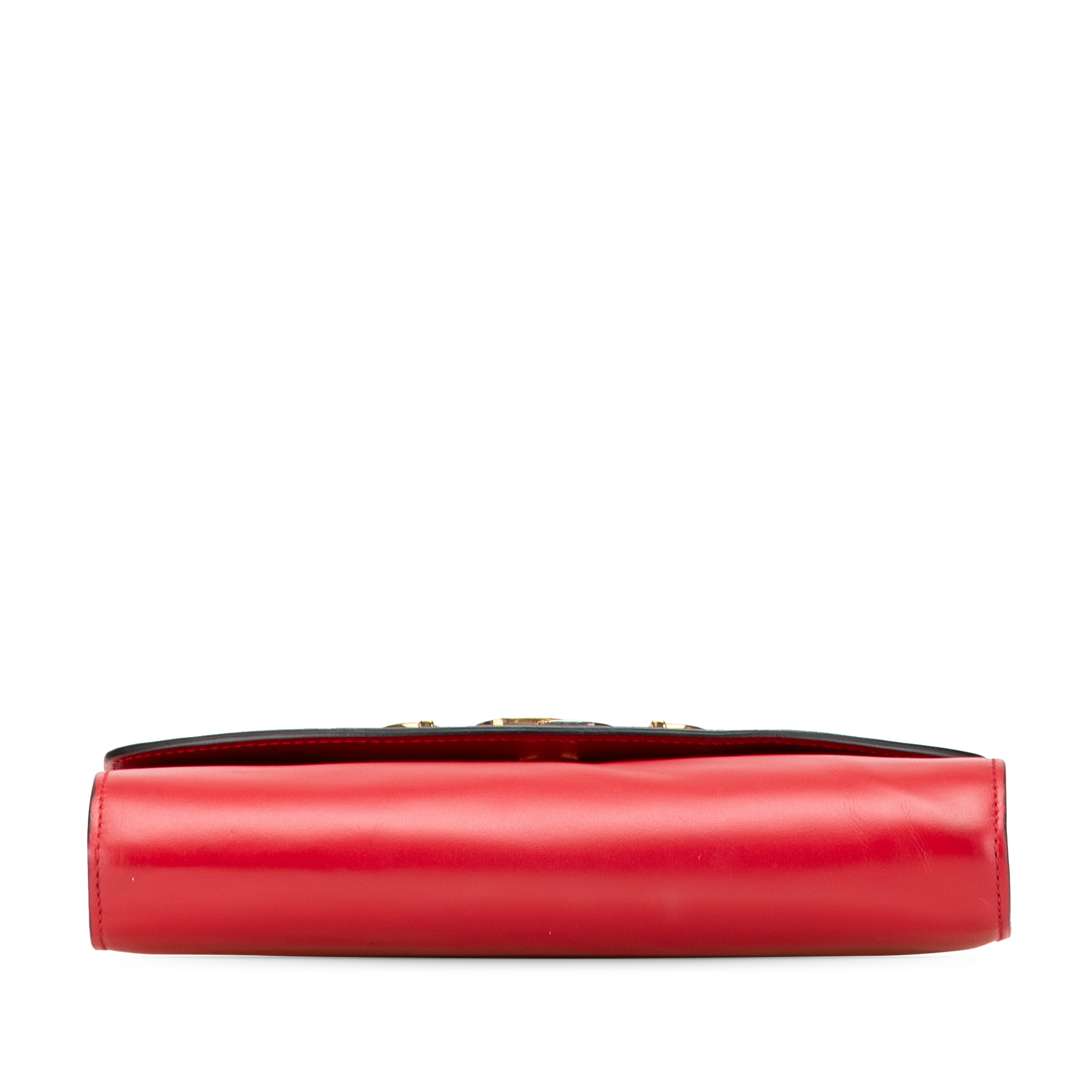 Gucci Small Leather Zumi Satchel, från Luxclusif, i färgen red. Klicka för att öppna bilden i stort format