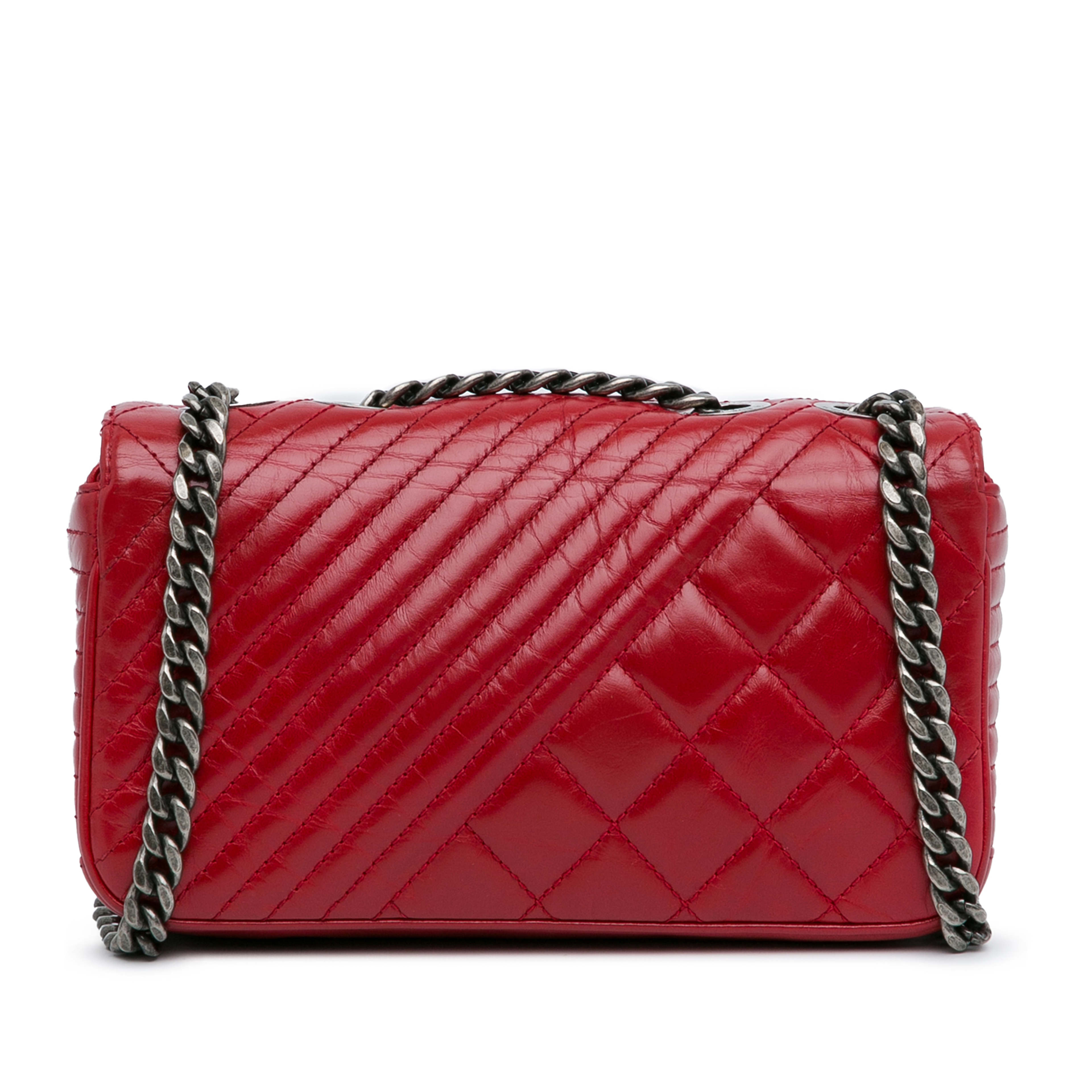 Chanel Small Glazed Calfskin Coco Boy Flap