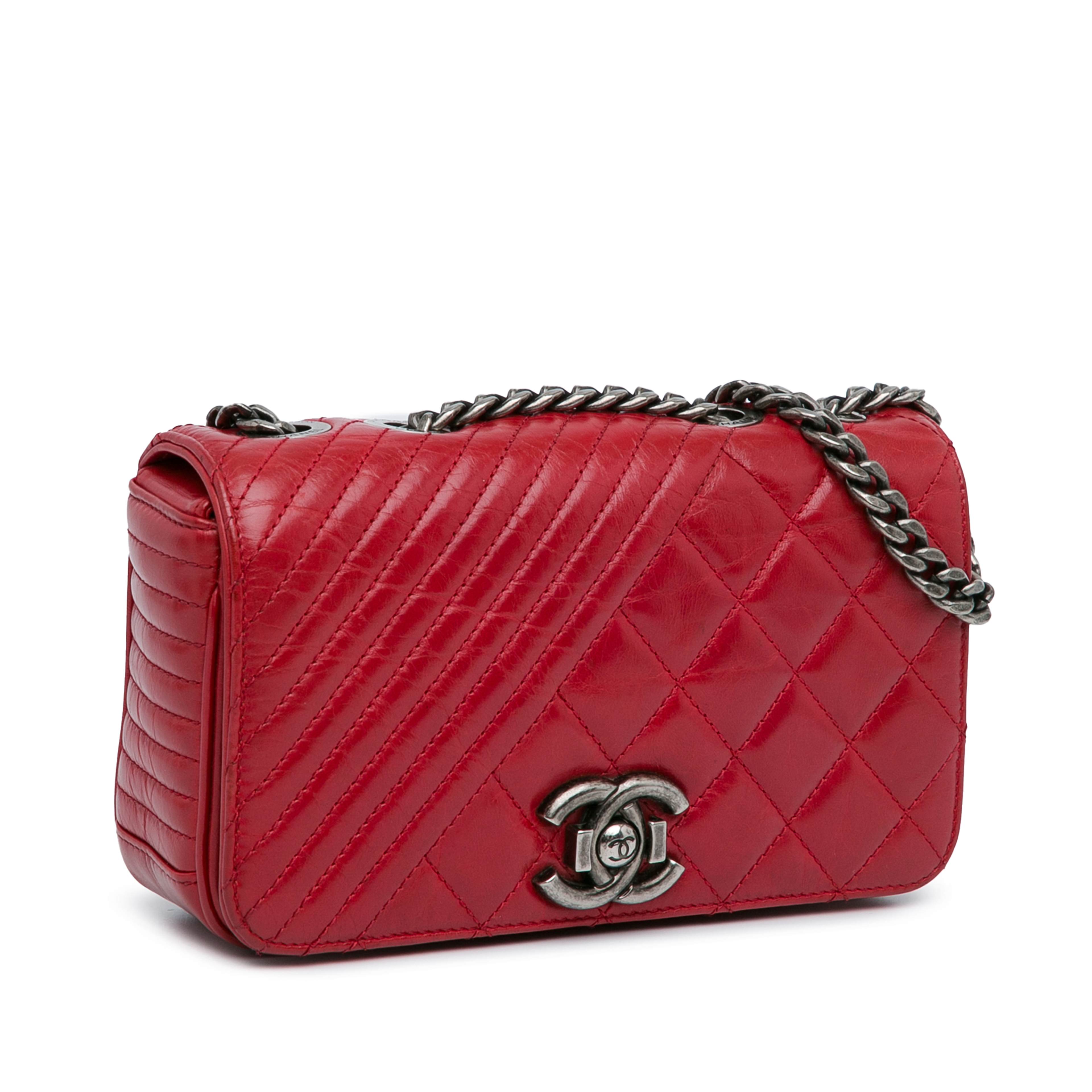 Chanel Small Glazed Calfskin Coco Boy Flap