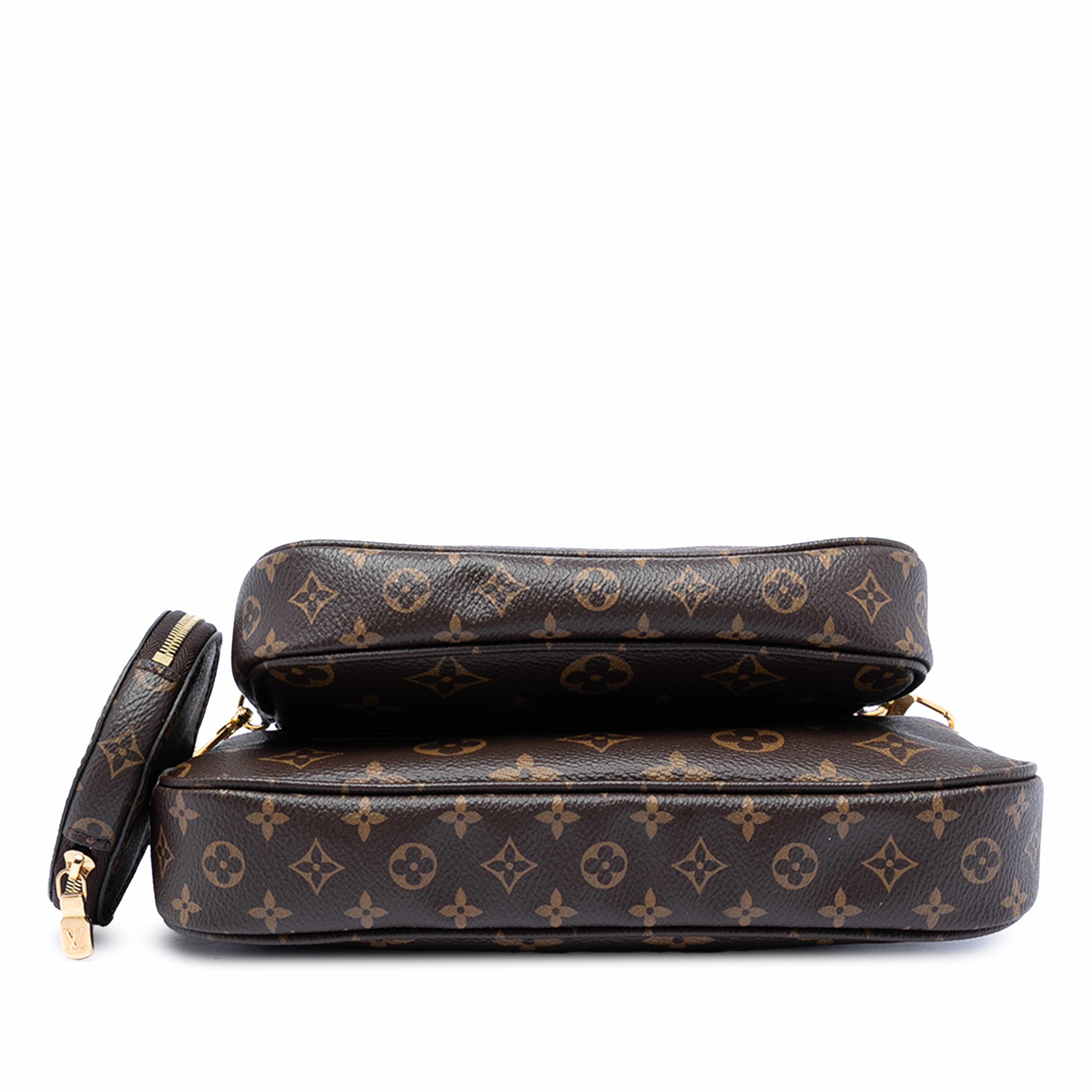 Louis Vuitton Monogram Multi Pochette Accessoires, från Luxclusif, i färgen brown. Klicka för att öppna bilden i stort format