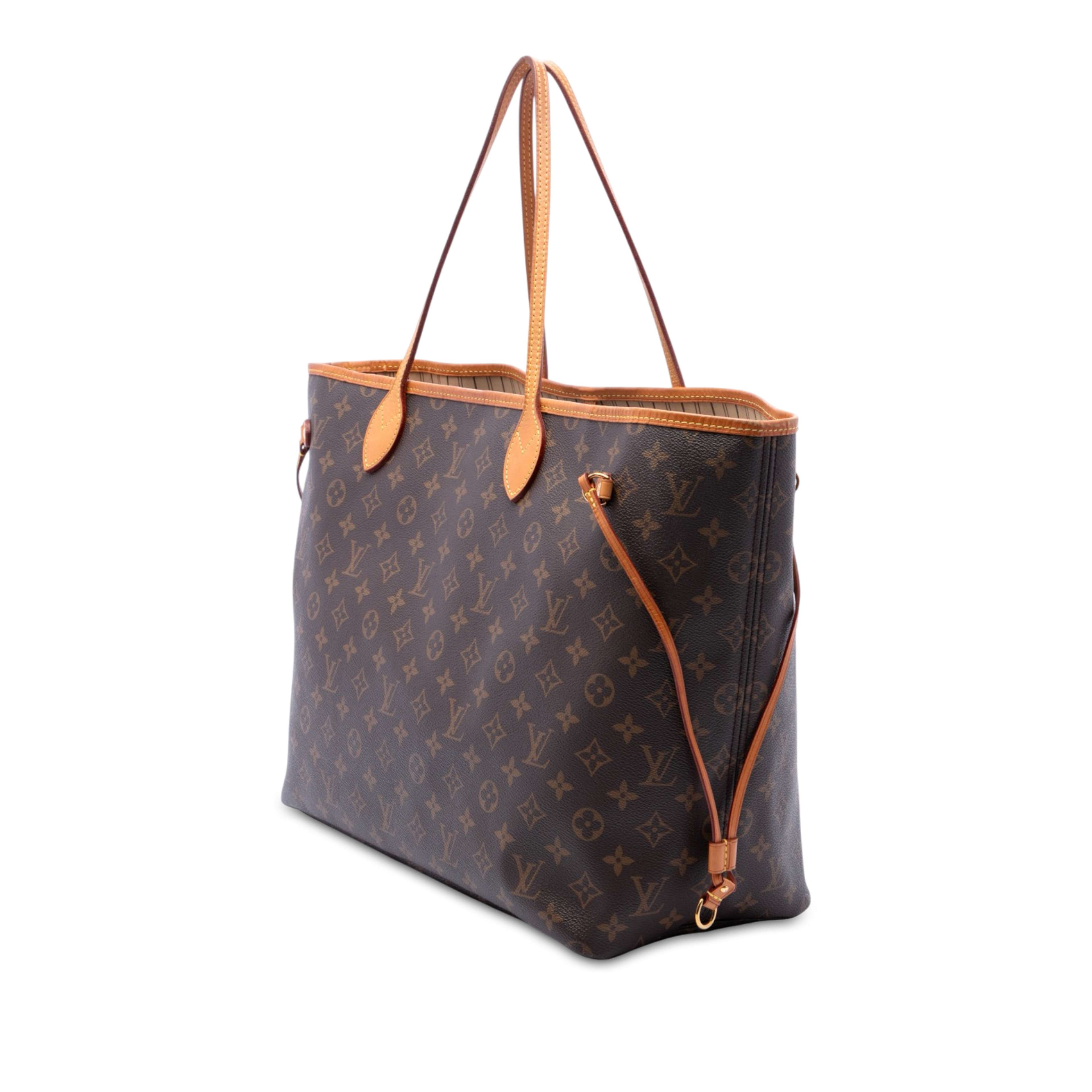 Louis Vuitton Monogram Neverfull Gm, från Luxclusif, i färgen brun. Klicka för att öppna bilden i stort format