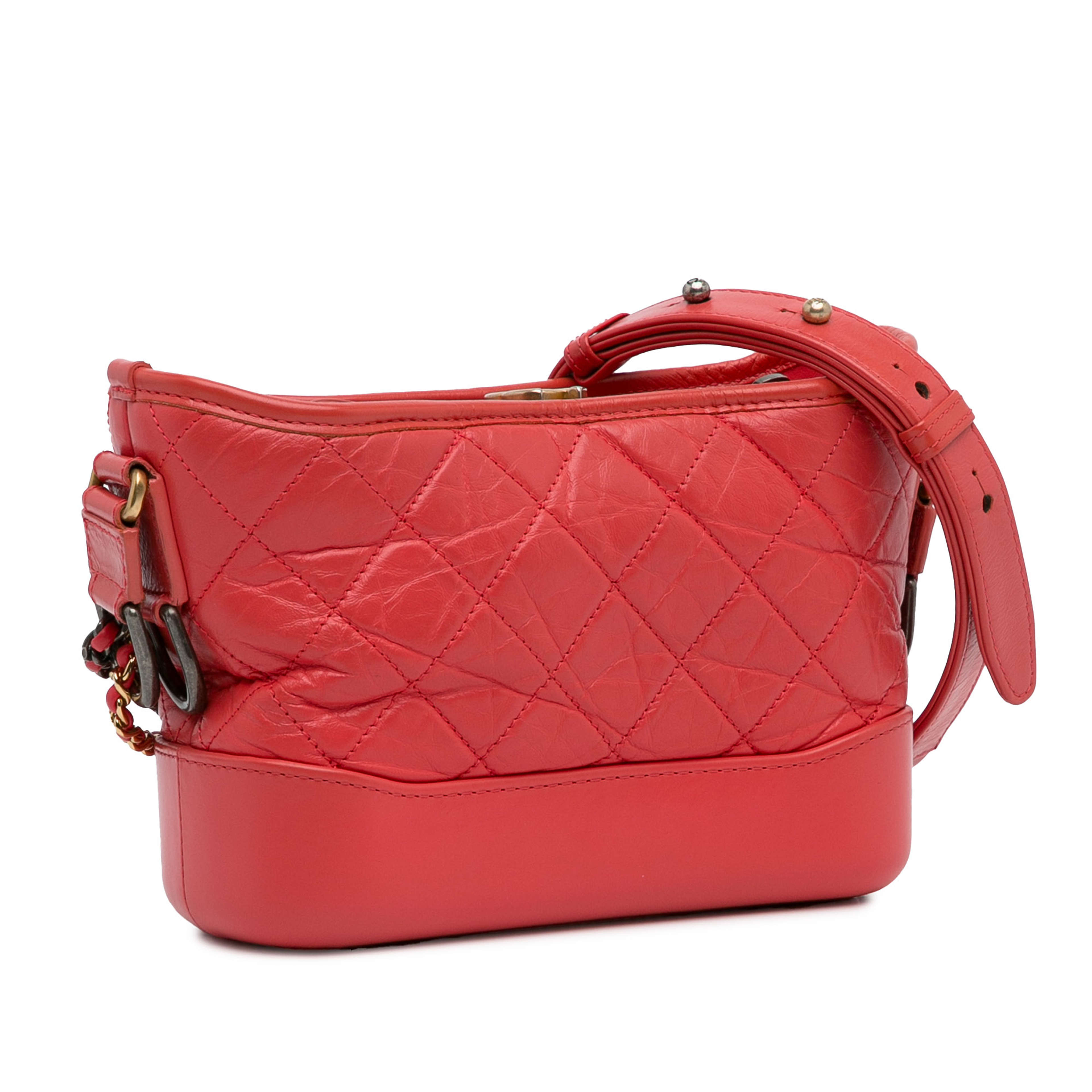Chanel Small Chevron Lambskin Gabrielle Crossbody