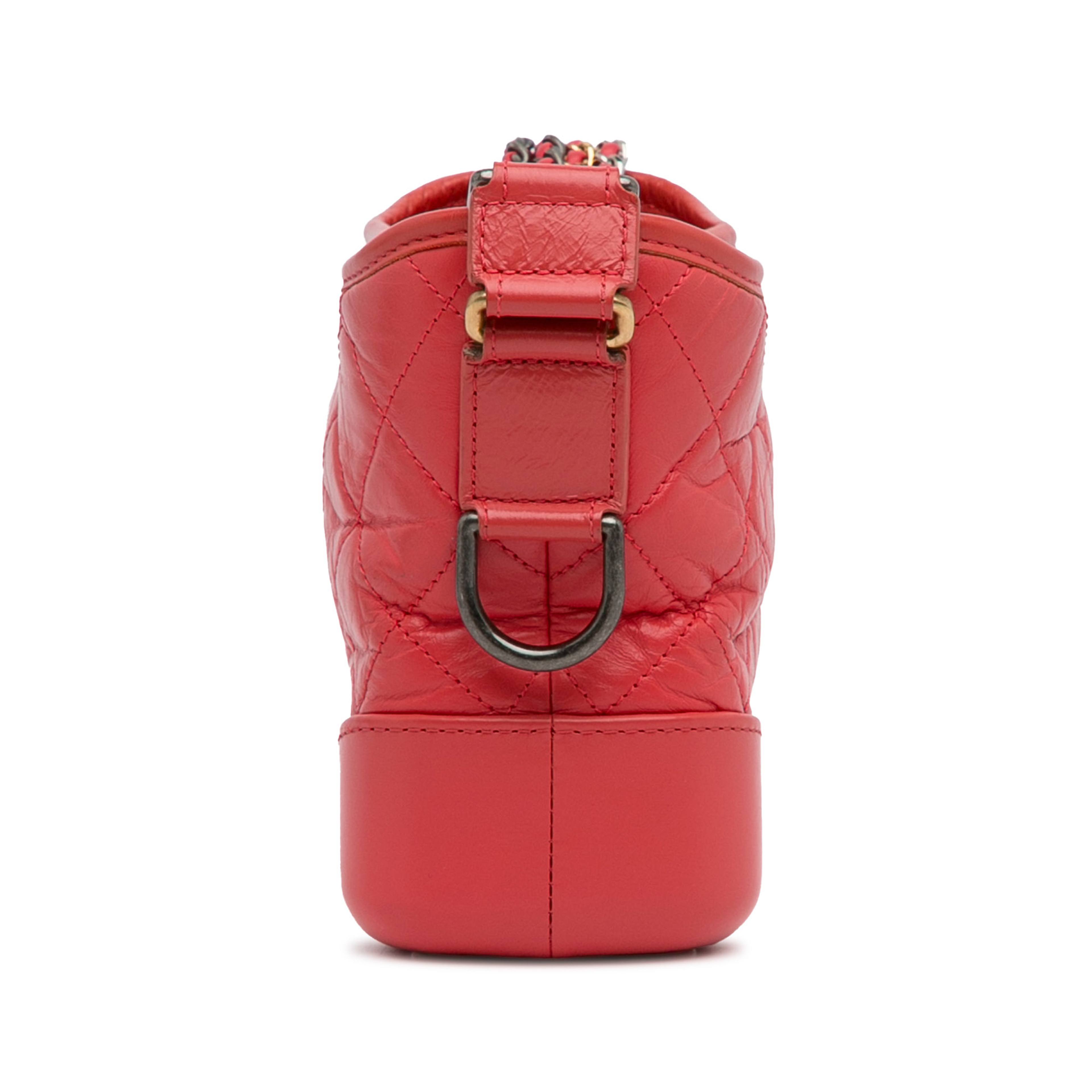 Chanel Small Chevron Lambskin Gabrielle Crossbody