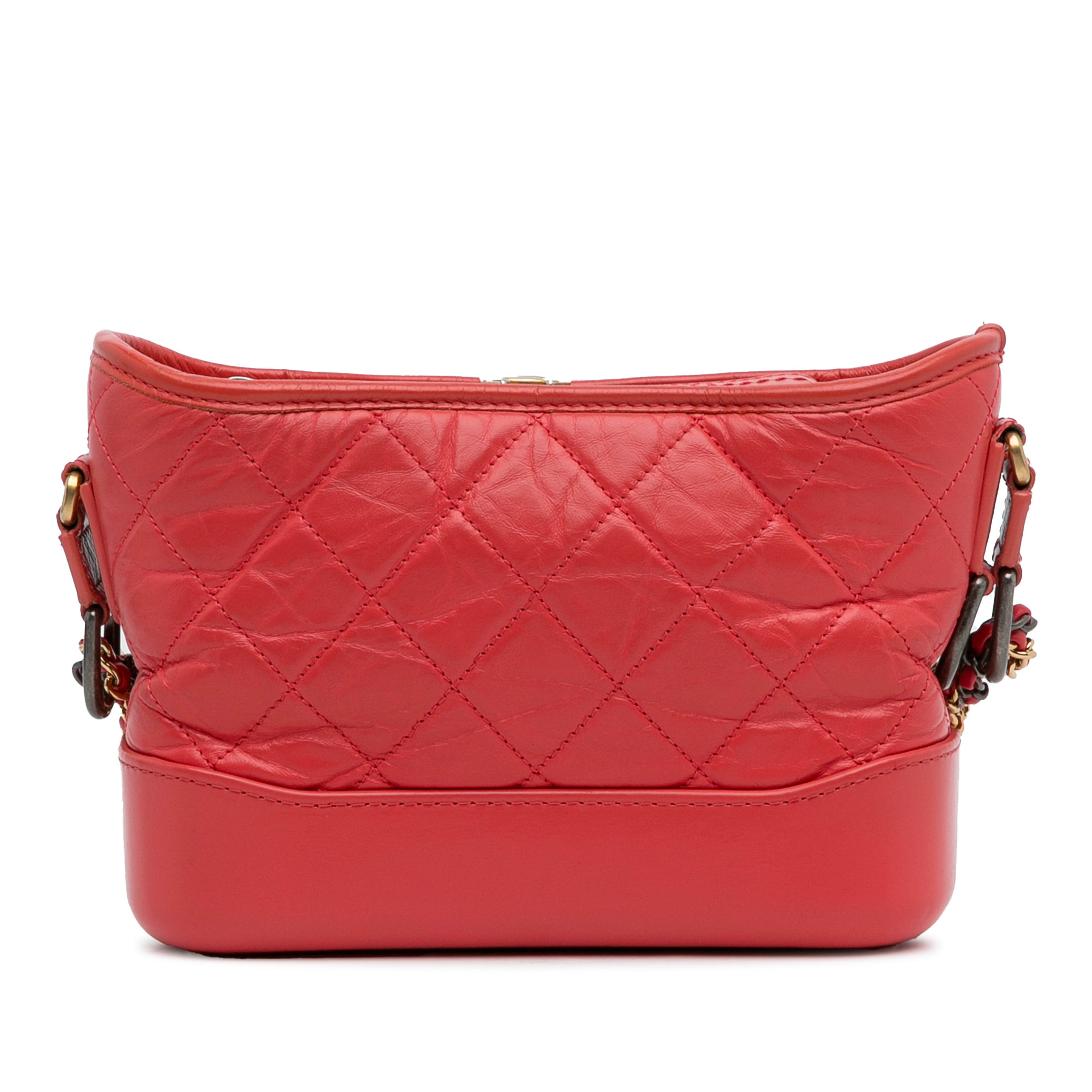 Chanel Small Chevron Lambskin Gabrielle Crossbody
