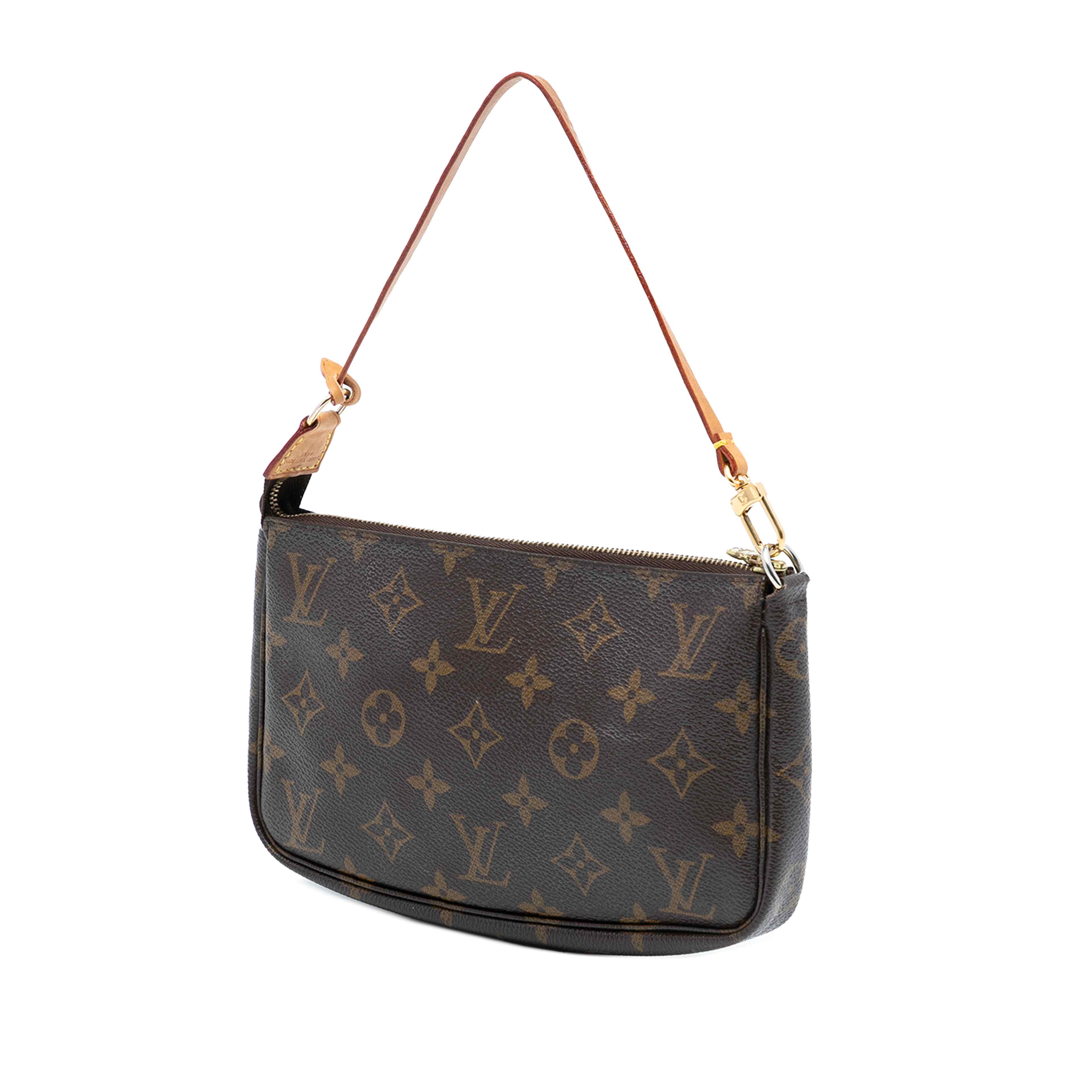 Louis Vuitton Monogram Pochette Accessoires, från Luxclusif, i färgen brown. Klicka för att öppna bilden i stort format