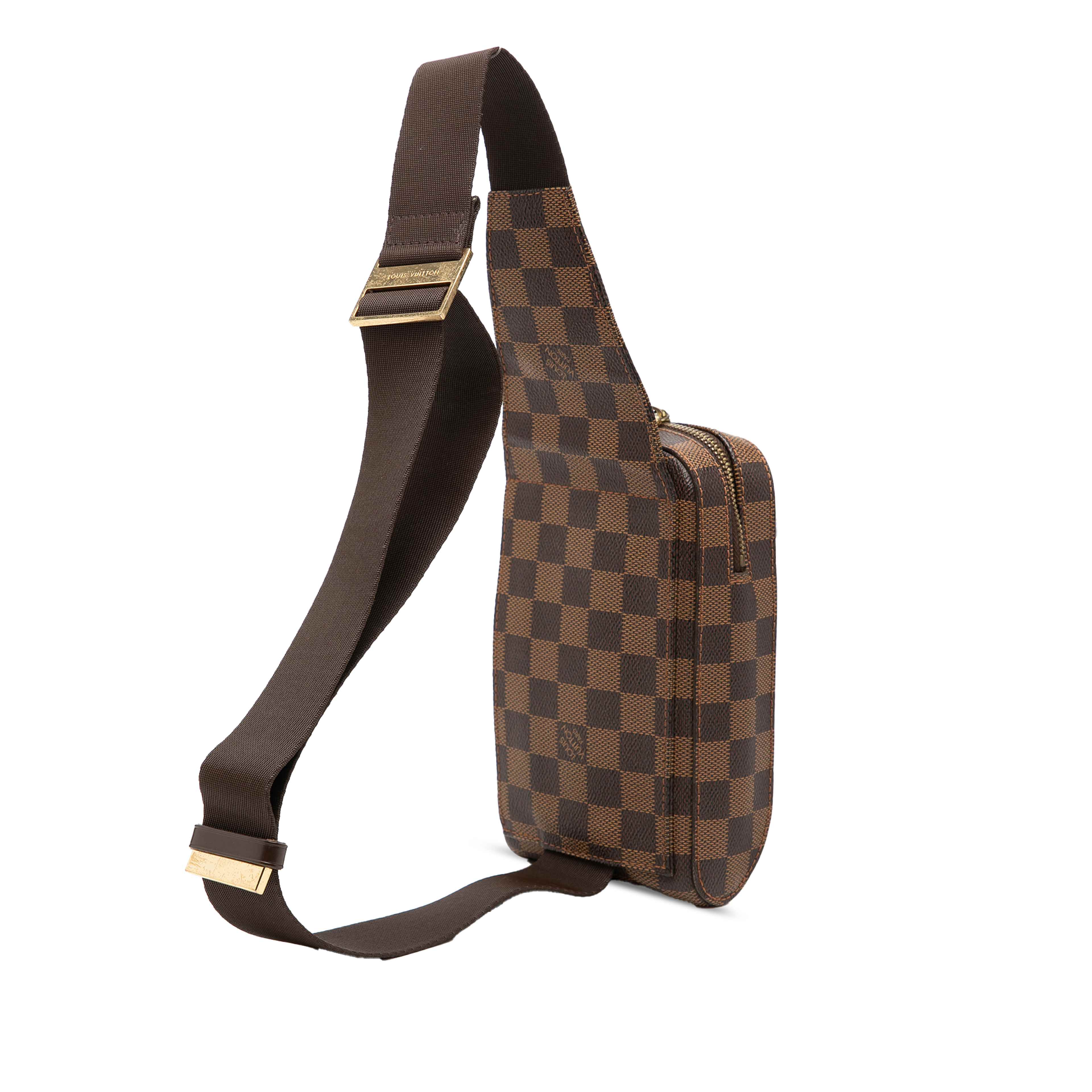 Louis Vuitton Damier Ebene Geronimos, från Luxclusif, i färgen brun. Klicka för att öppna bilden i stort format