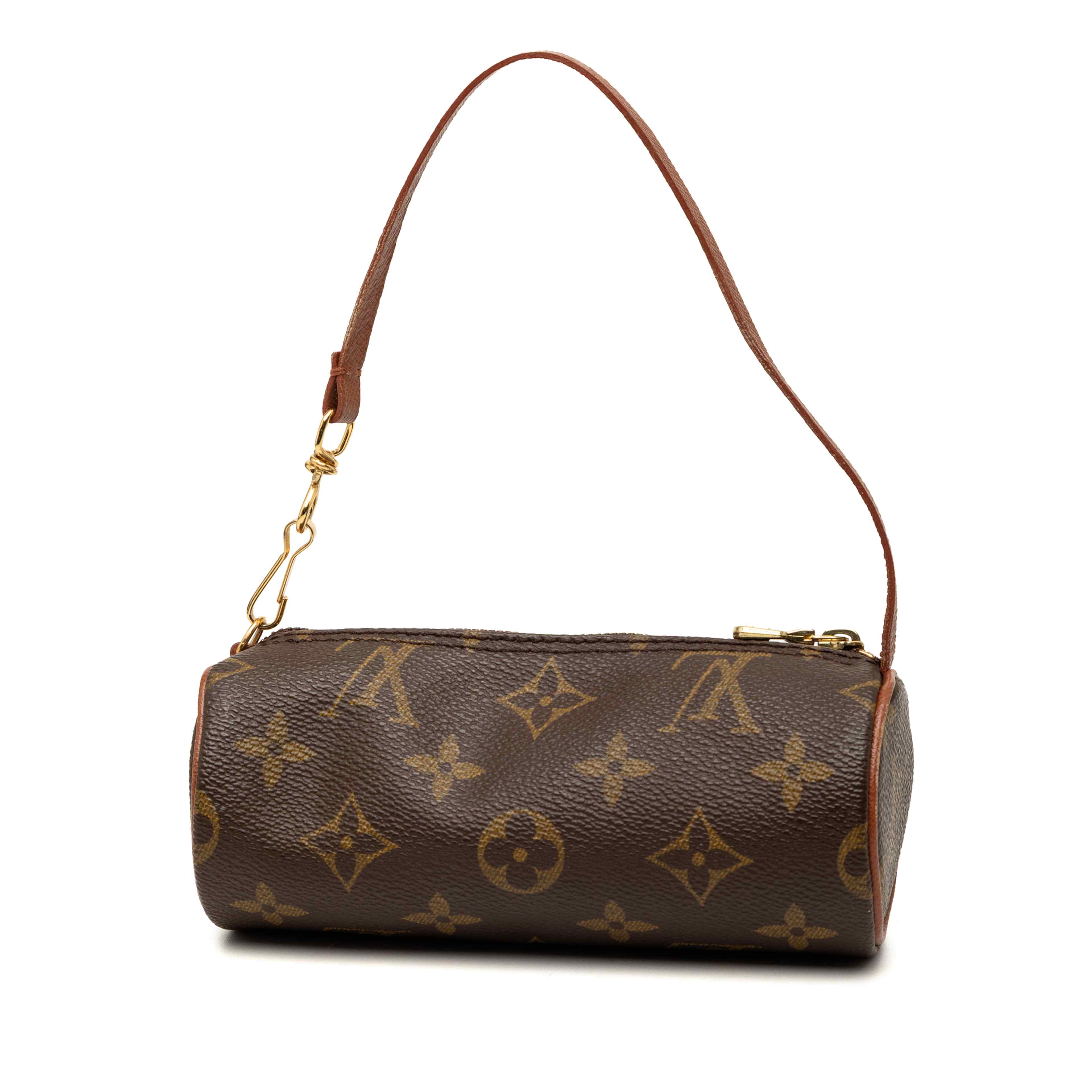 Louis Vuitton Monogram Papillon Pochette, från Luxclusif, i färgen brown. Klicka för att öppna bilden i stort format