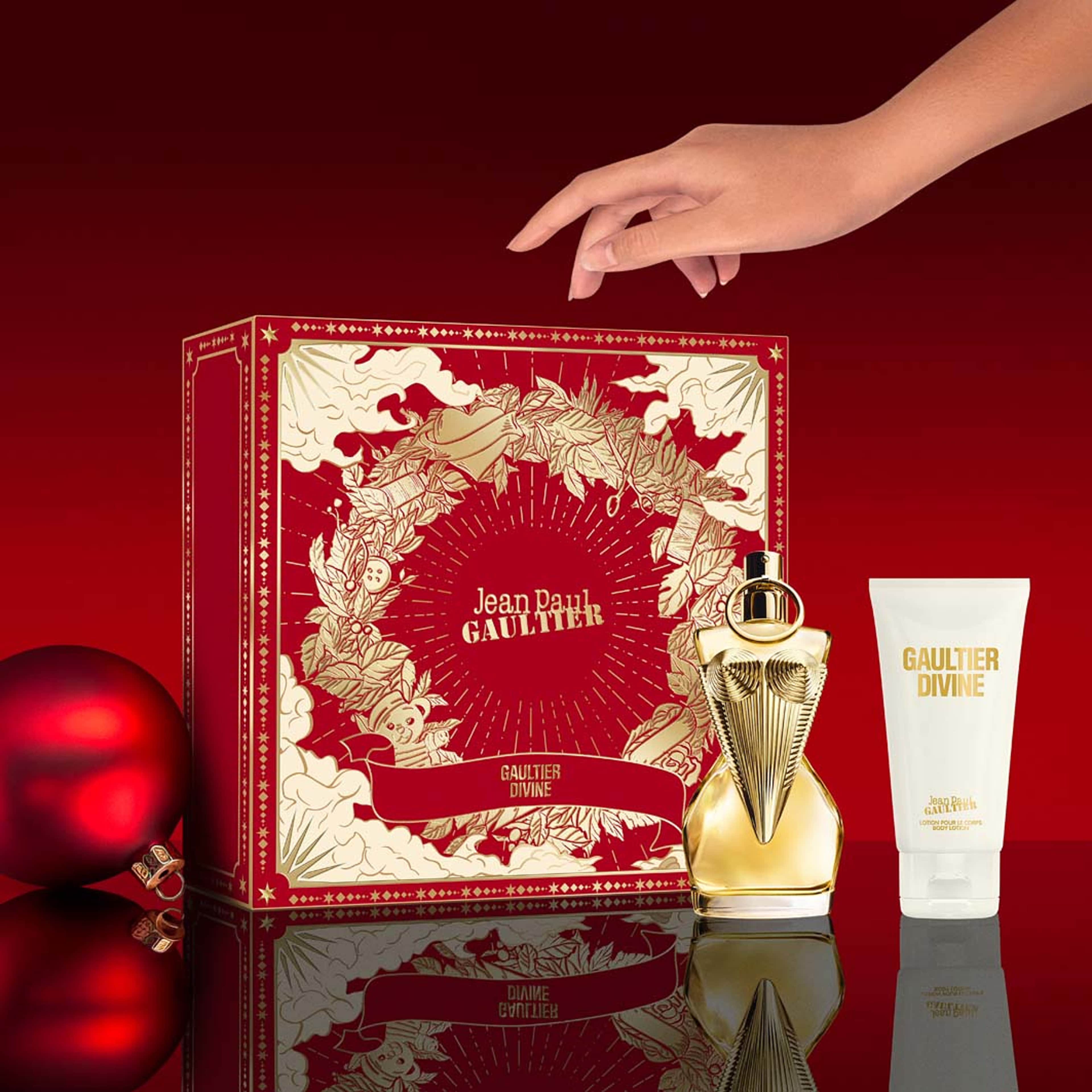 Divine Eau de parfum + body lotion, från Jean Paul Gaultier. Klicka för att öppna bilden i stort format