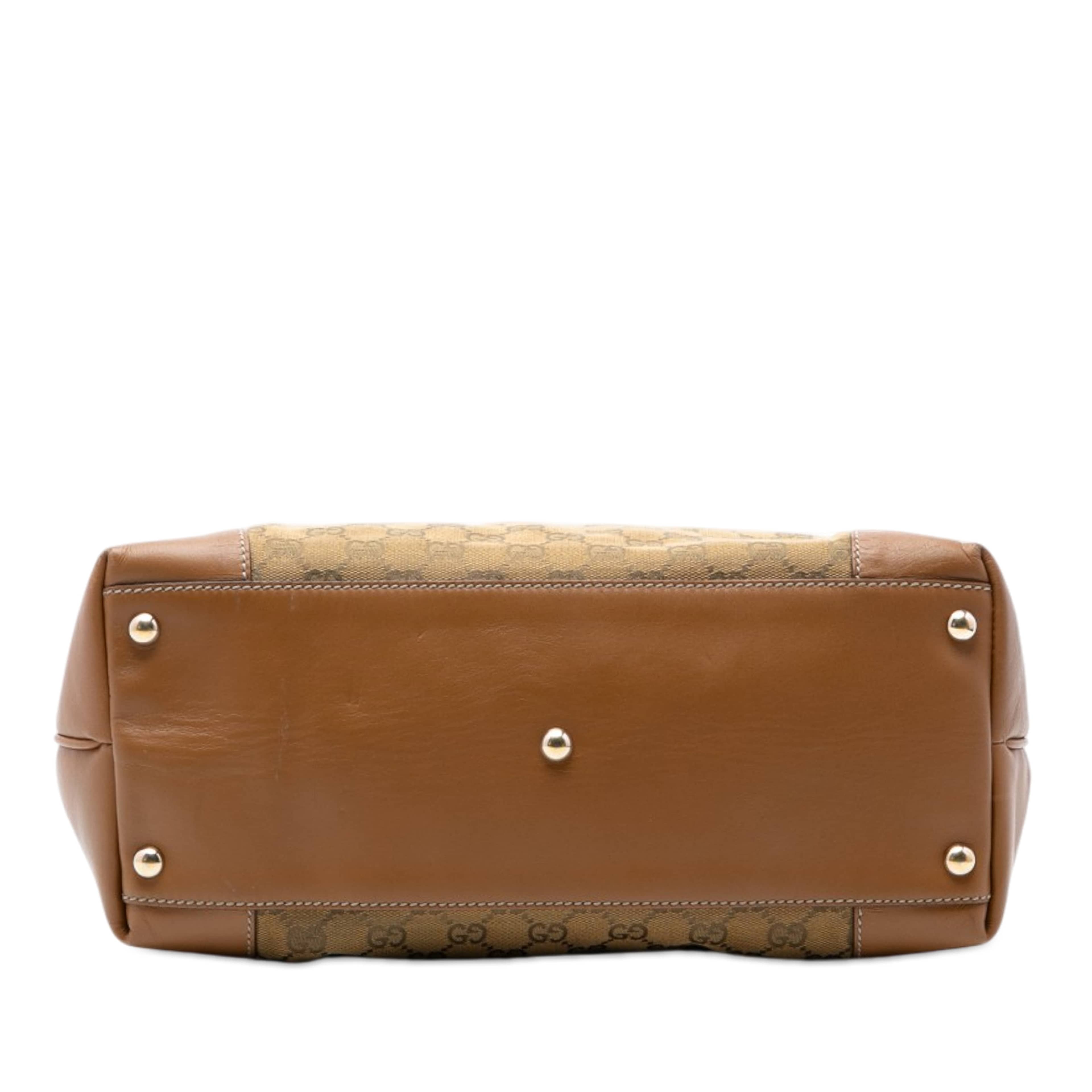 Gucci Gg Canvas Tote, från Luxclusif, i färgen brun. Klicka för att öppna bilden i stort format
