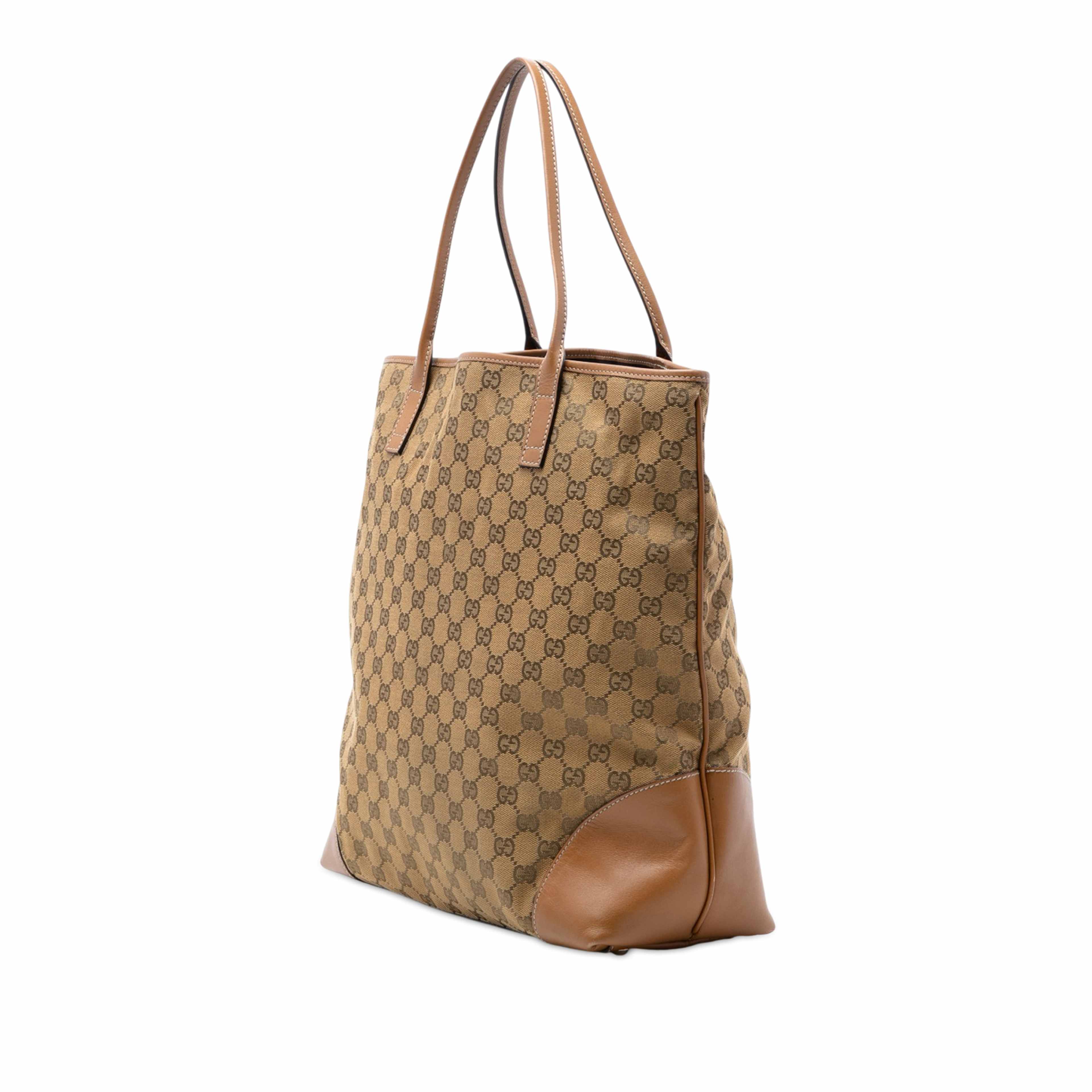 Gucci Gg Canvas Tote, från Luxclusif, i färgen brun. Klicka för att öppna bilden i stort format