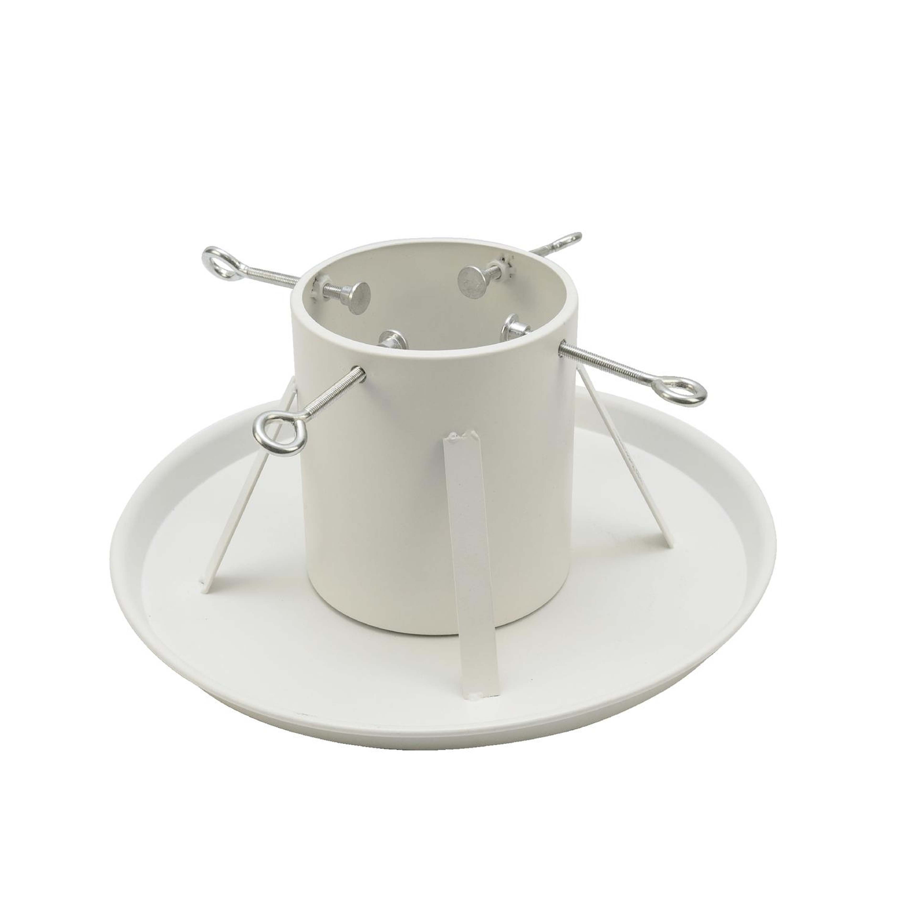 Julgransfot Stand Deluxe, från by Benson, i färgen vit. Klicka för att öppna bilden i stort format
