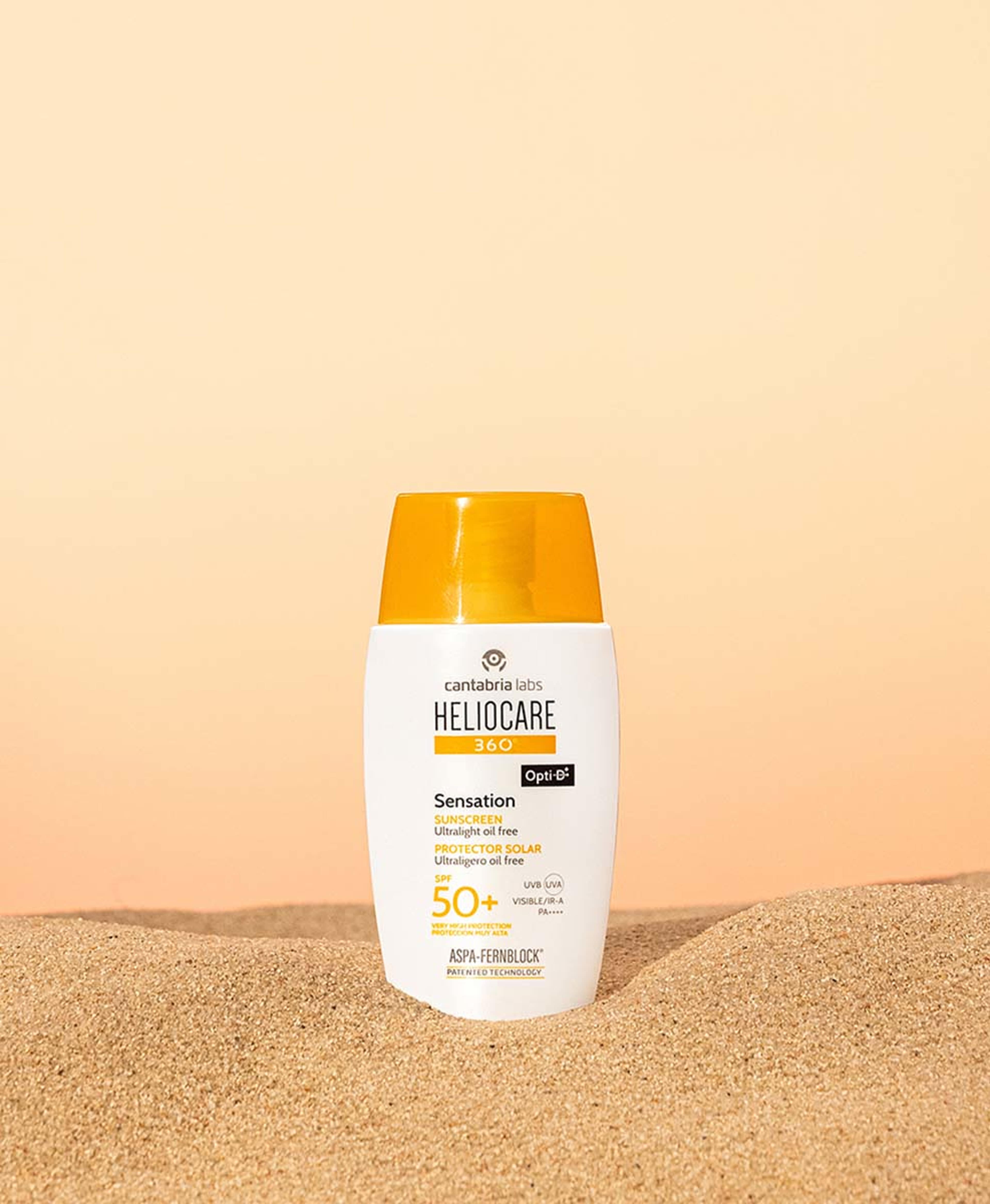 Sensation Spf 50+, från Heliocare. Klicka för att öppna bilden i stort format