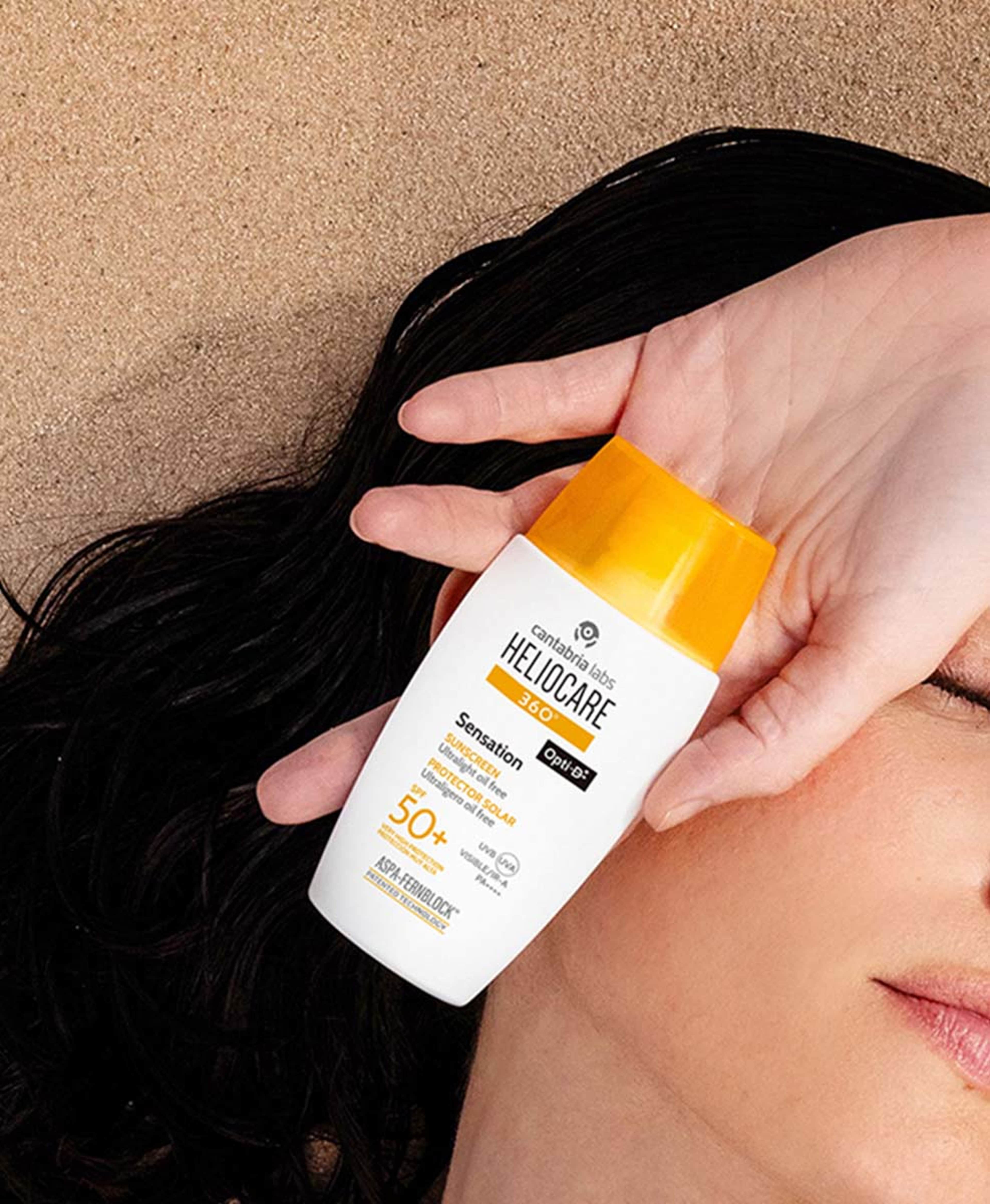 Sensation Spf 50+, från Heliocare. Klicka för att öppna bilden i stort format