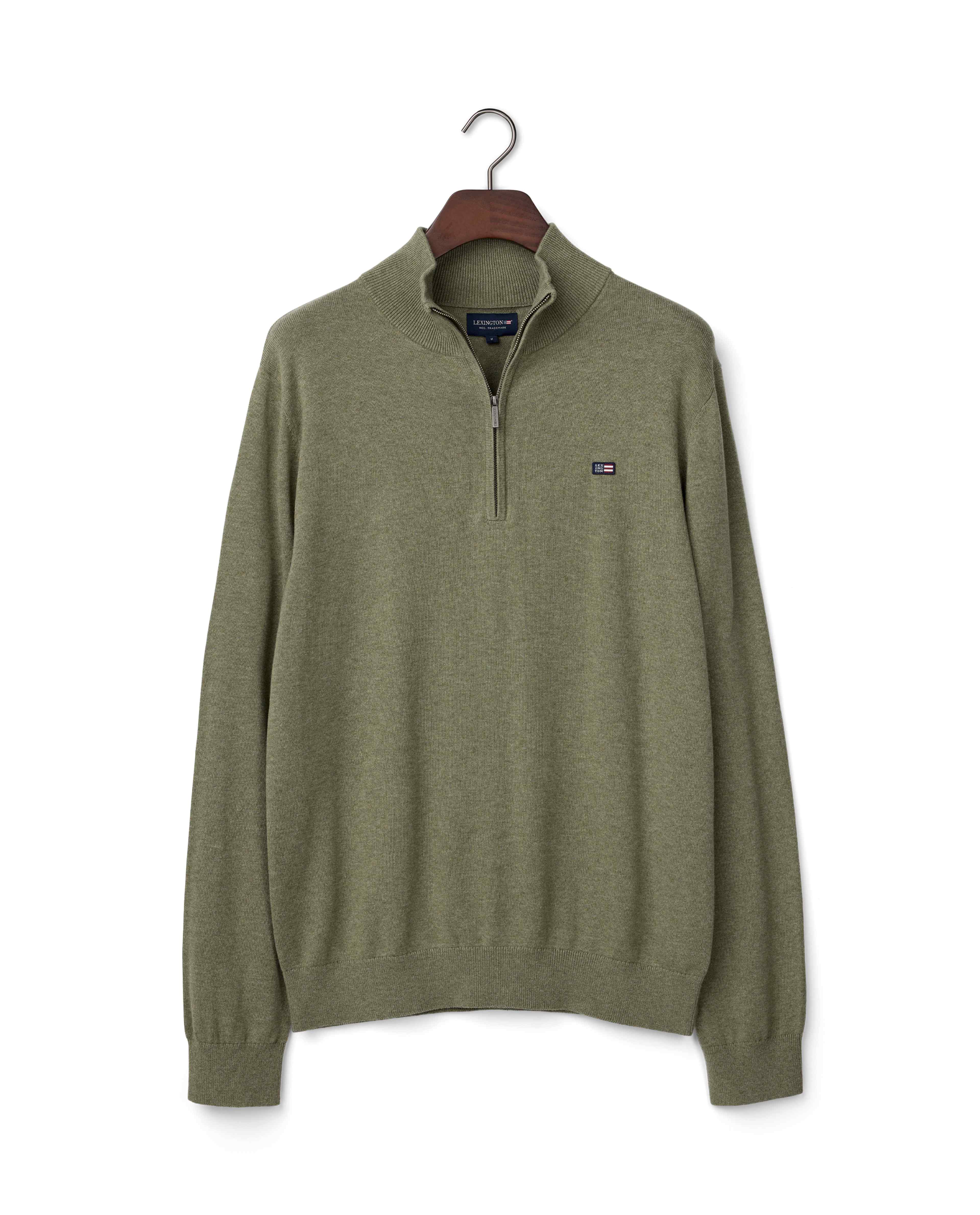 Cotton Half-zip Sweater