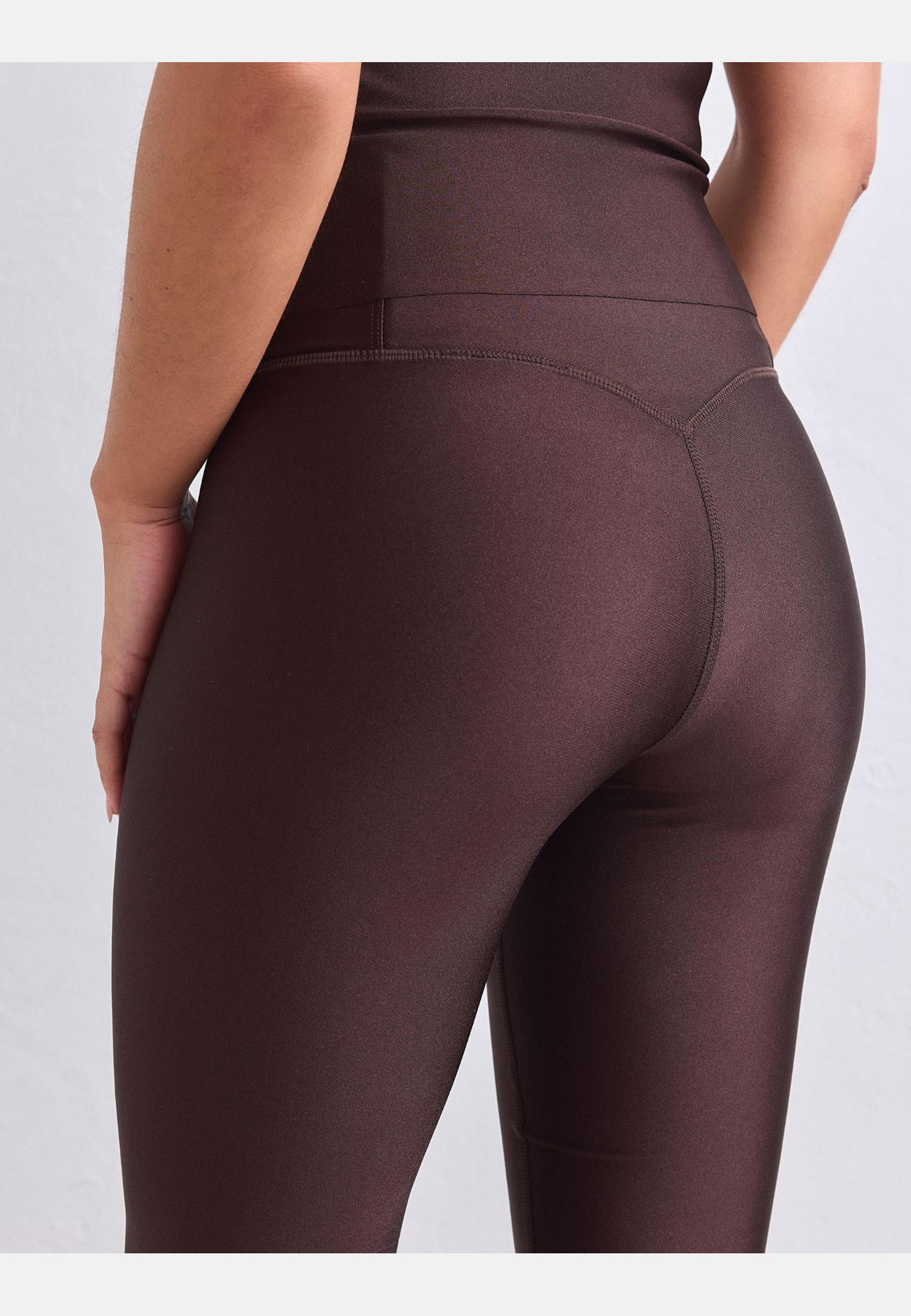 Shimmer Tights, från aim'n, i färgen chocolate. Klicka för att öppna bilden i stort format