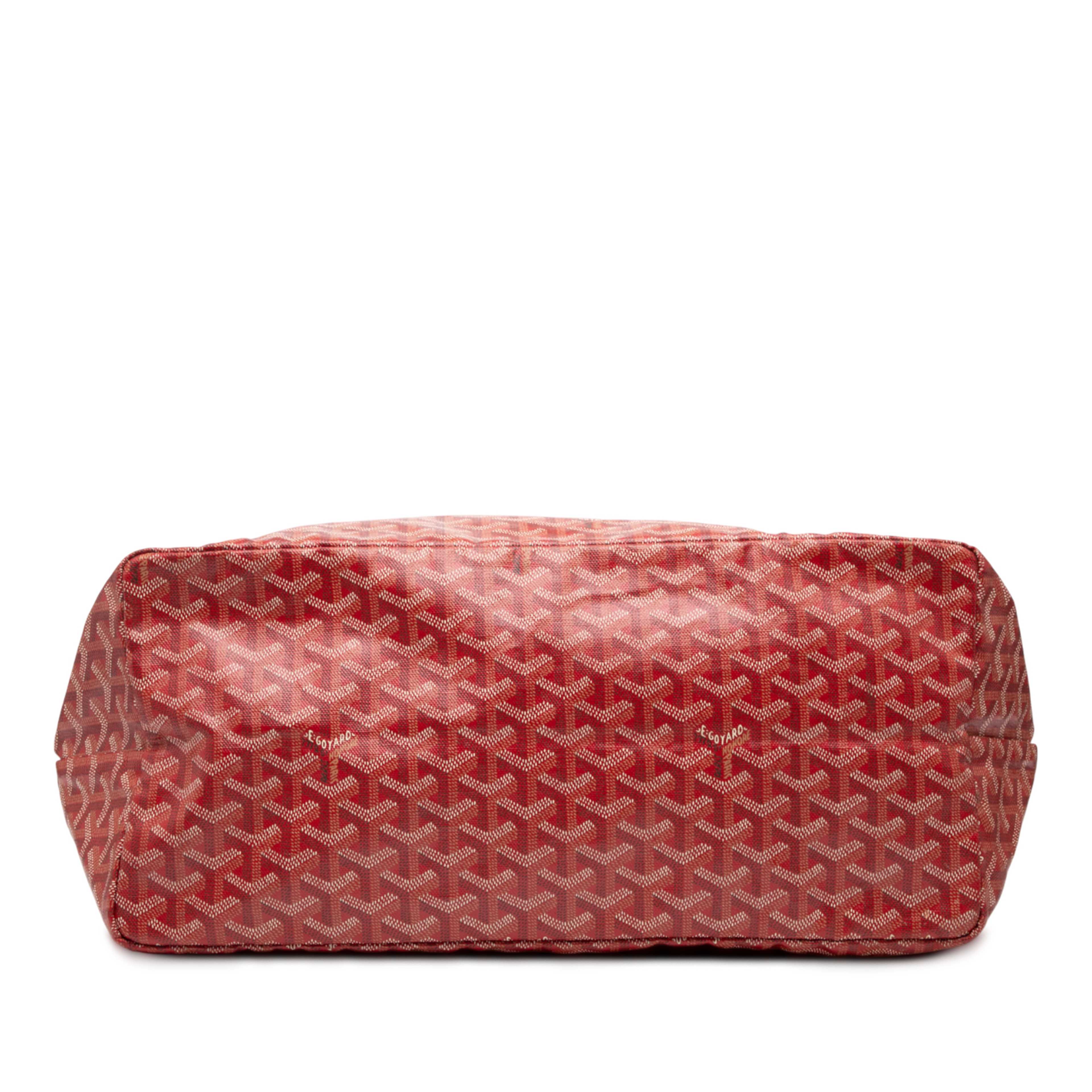 Goyard Goyardine Saint Louis Gm, från Luxclusif, i färgen red. Klicka för att öppna bilden i stort format