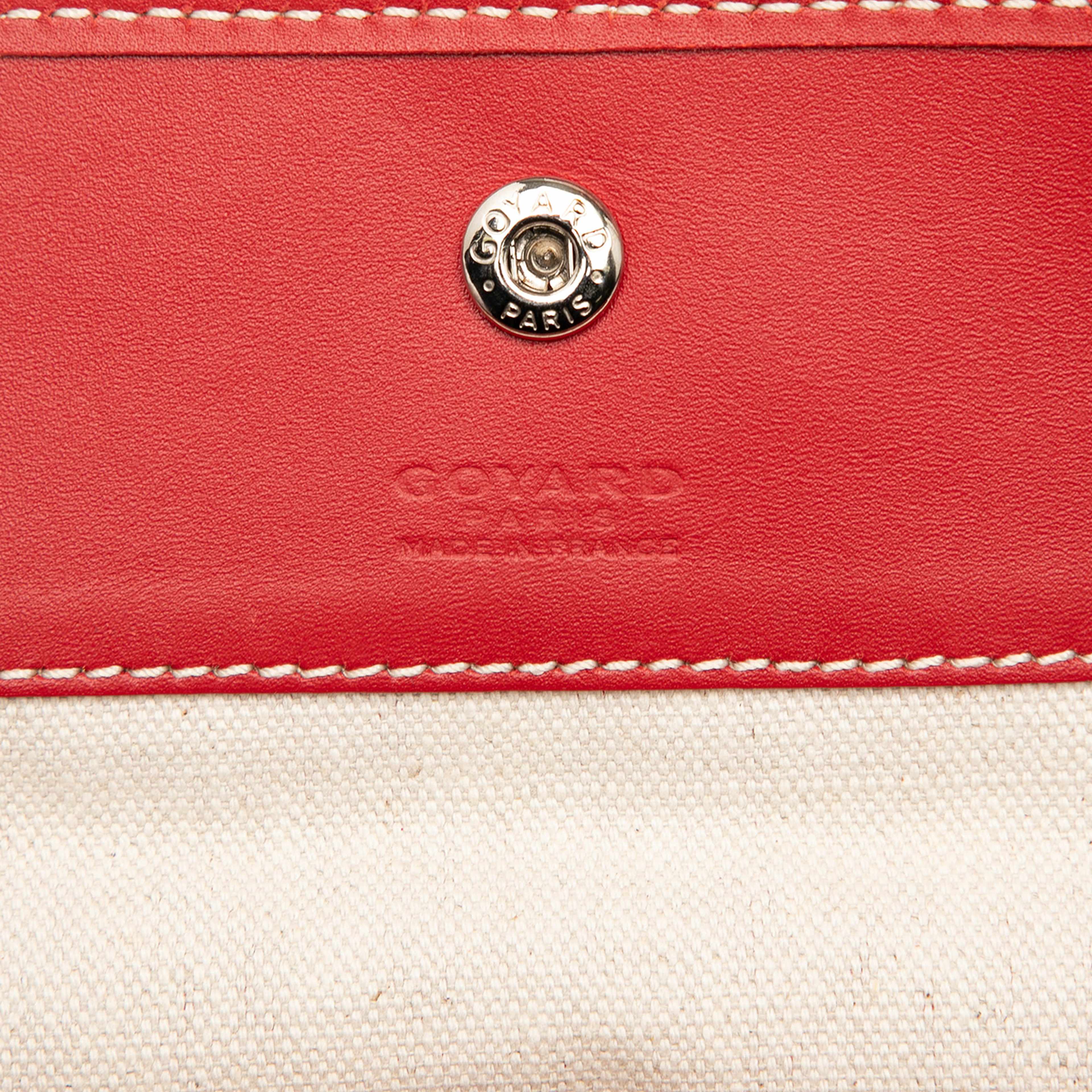 Goyard Goyardine Saint Louis Gm, från Luxclusif, i färgen red. Klicka för att öppna bilden i stort format