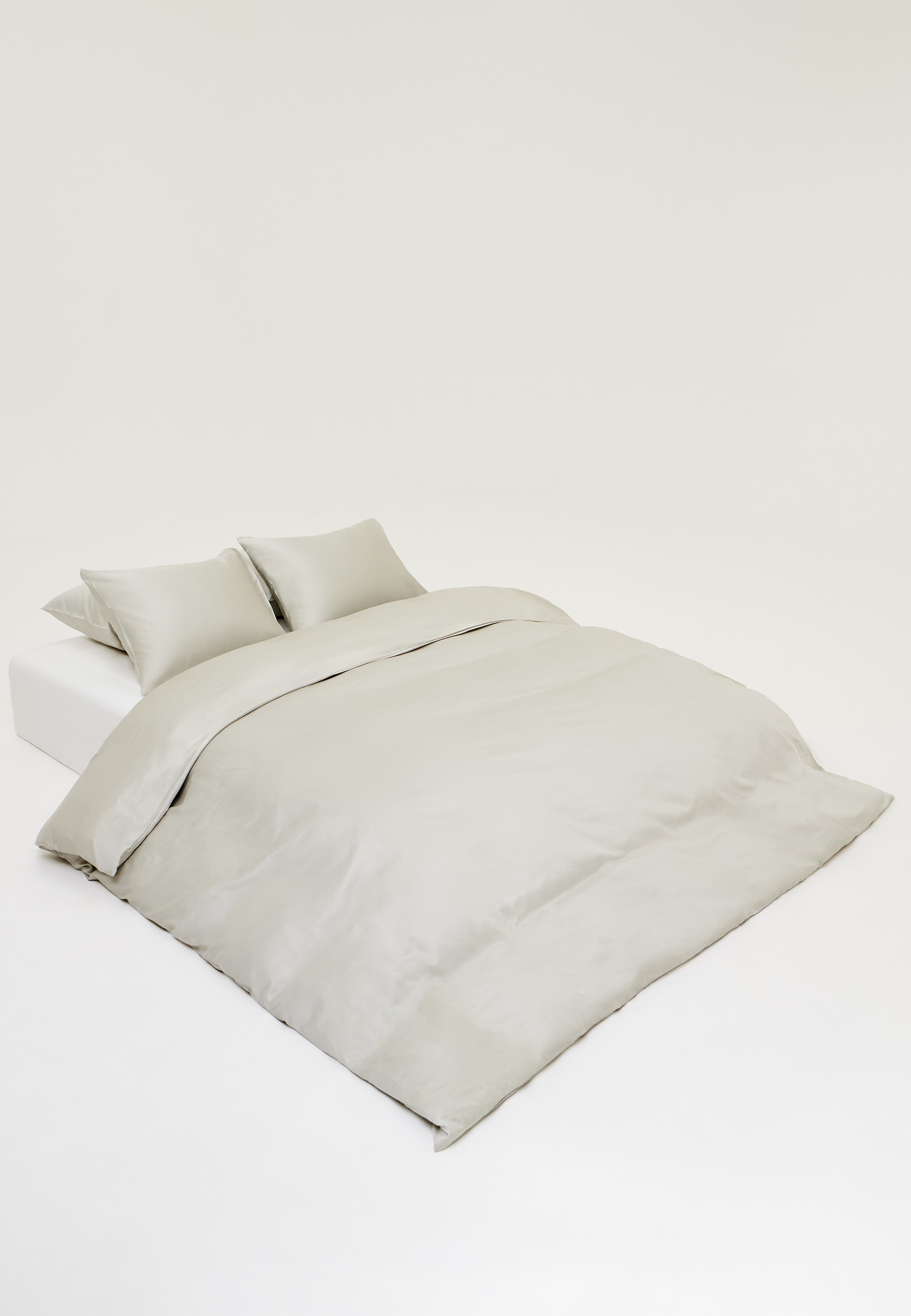 Bäddset Arkipelag Blank Dubbelt Greige 220x220cm Med 2st Örngott 50x60cm